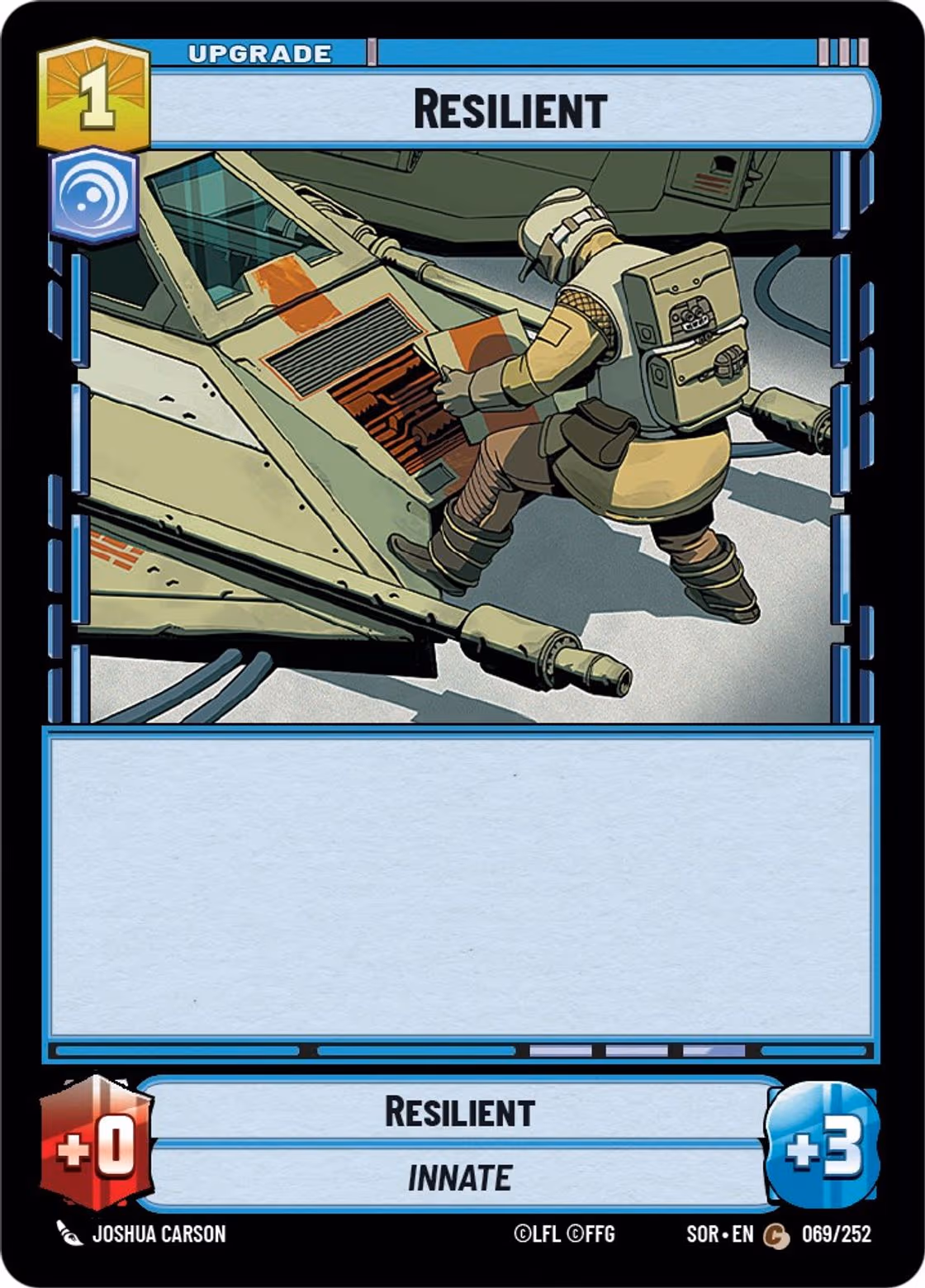 Resilient SOR-069 Star Wars Unlimited card