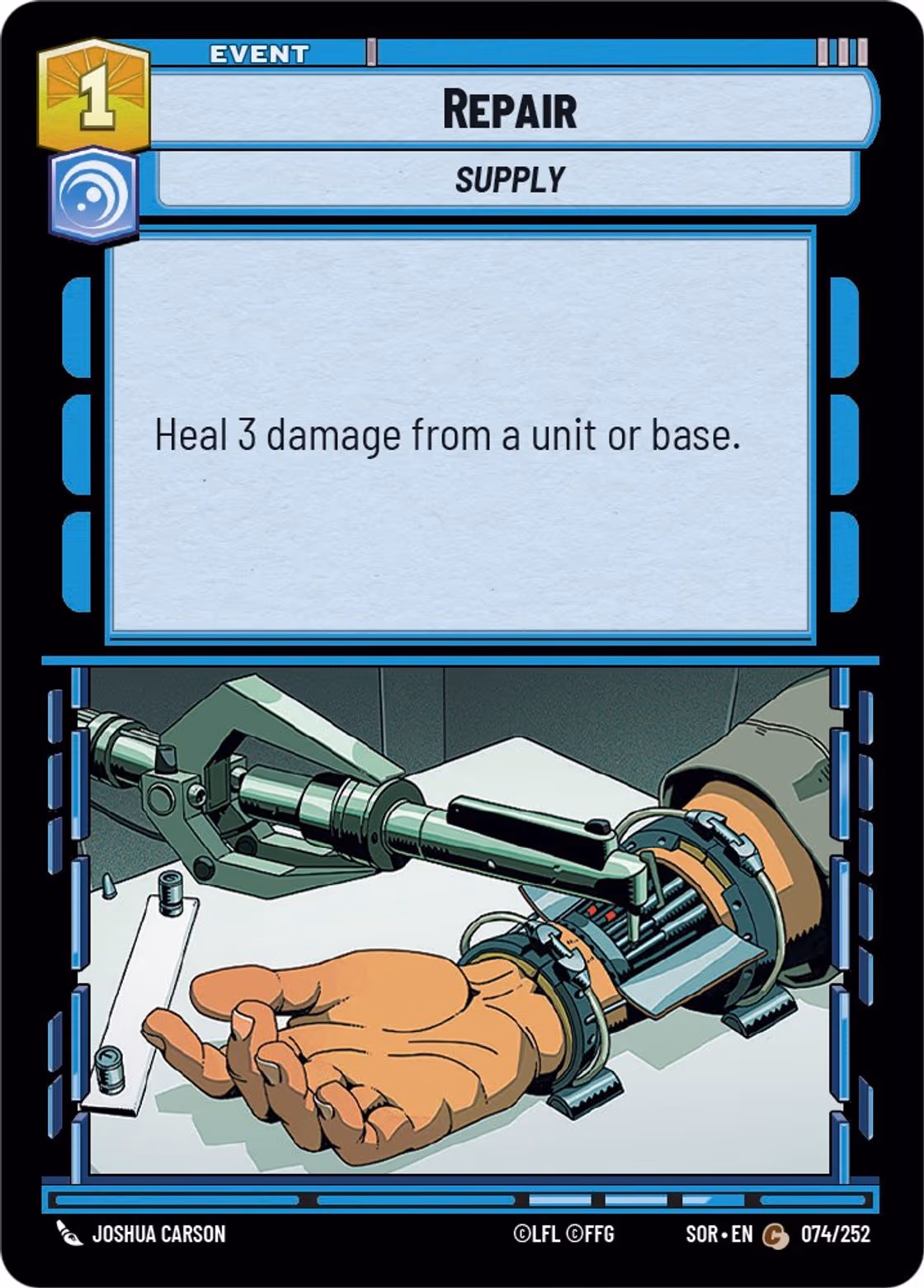 Repair SOR-074 Star Wars Unlimited card