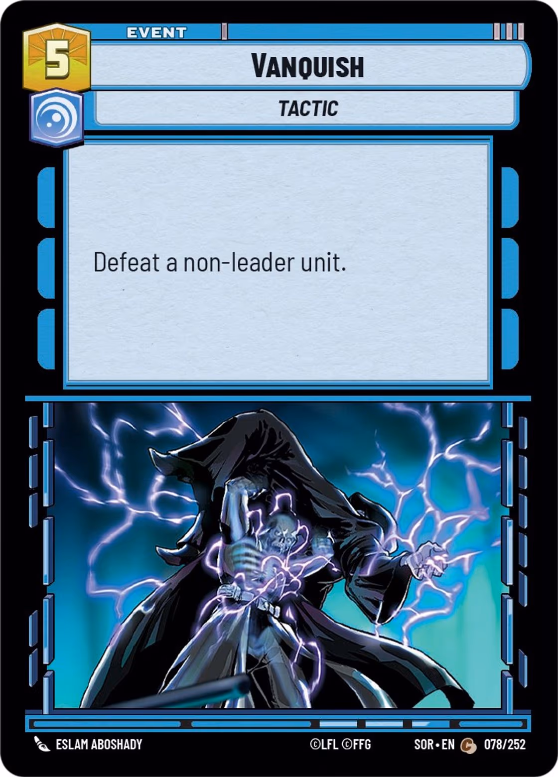 Vanquish SOR-078 Star Wars Unlimited card