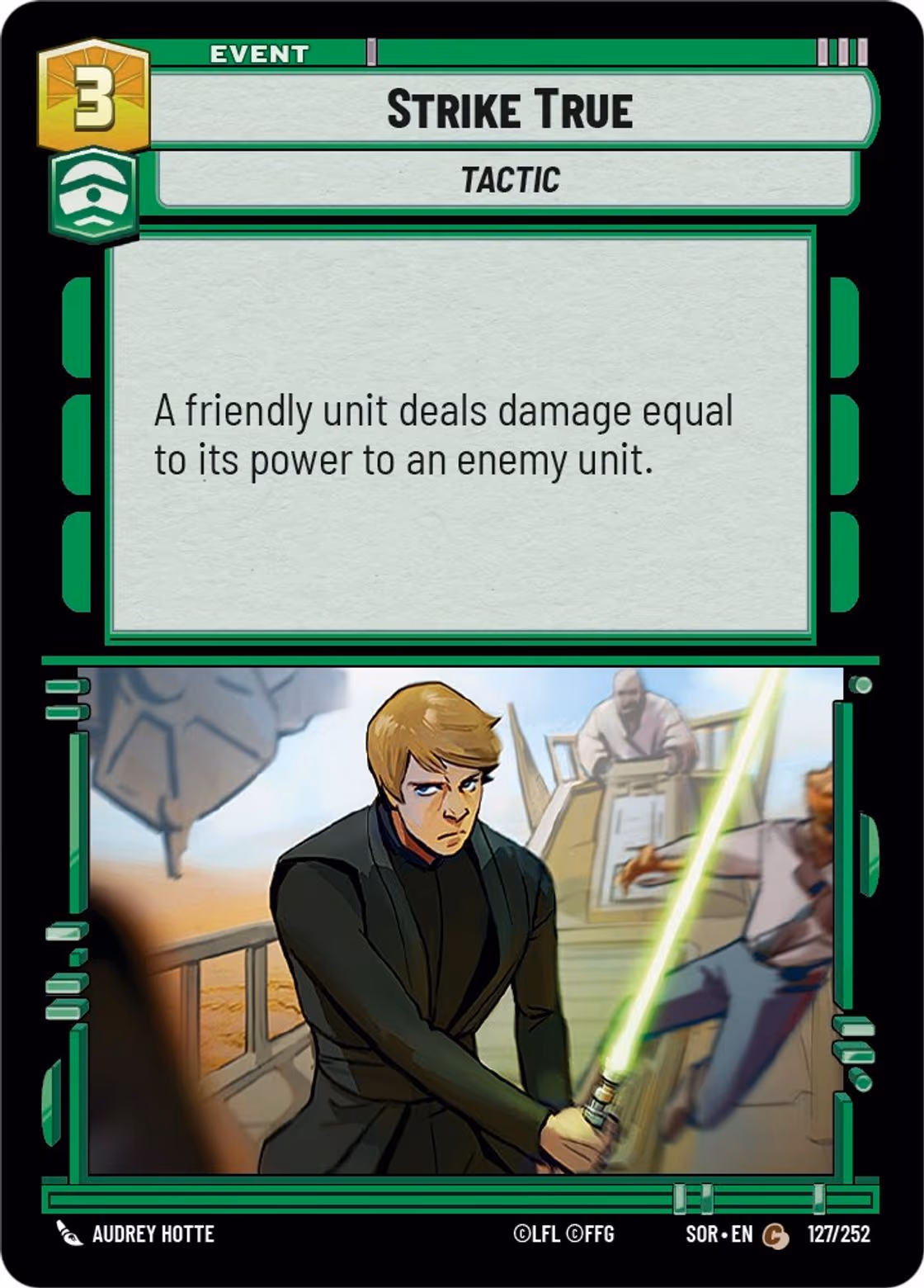 Strike True SOR-127 Star Wars Unlimited card