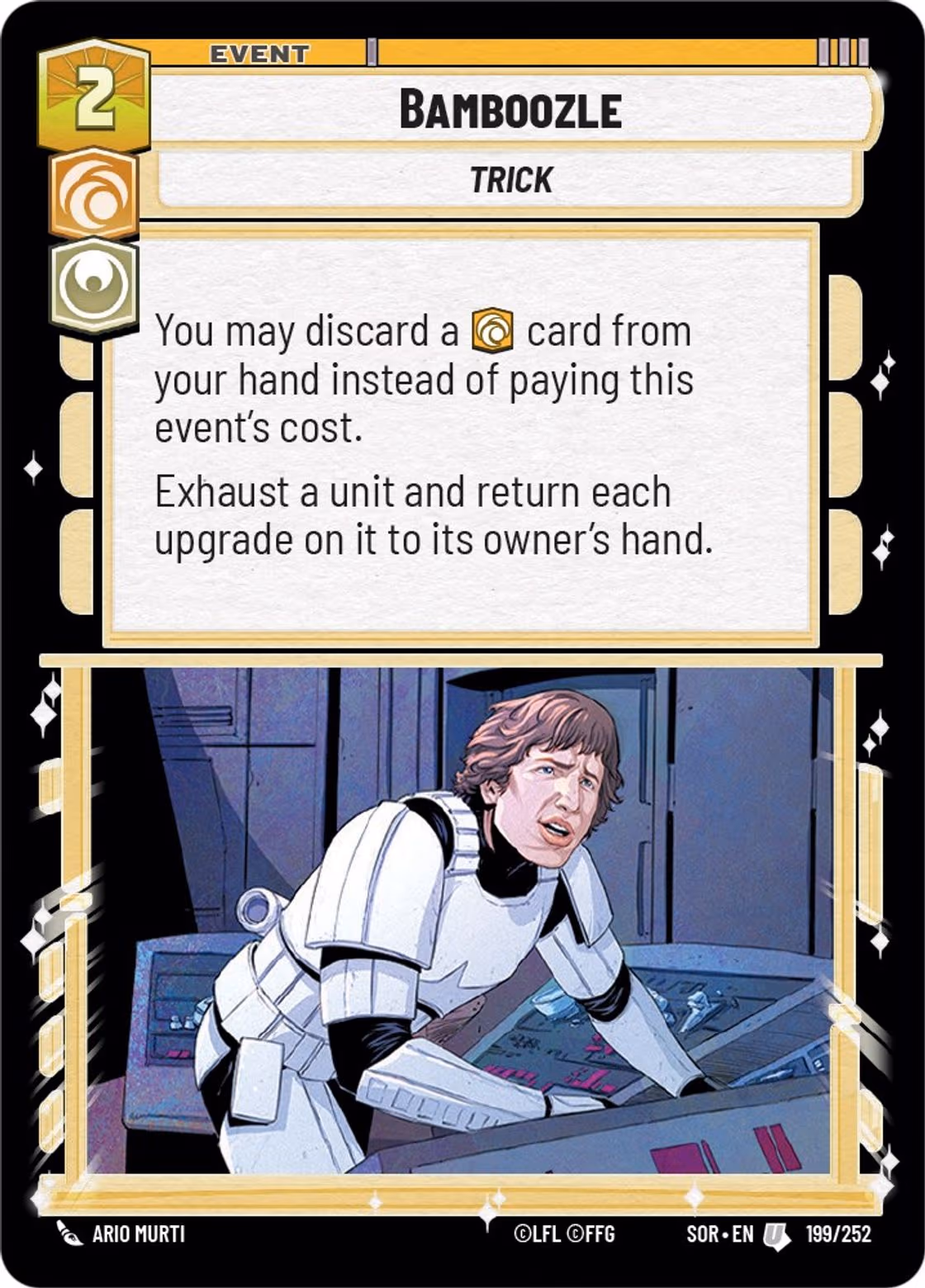 Bamboozle SOR-199 Star Wars Unlimited card