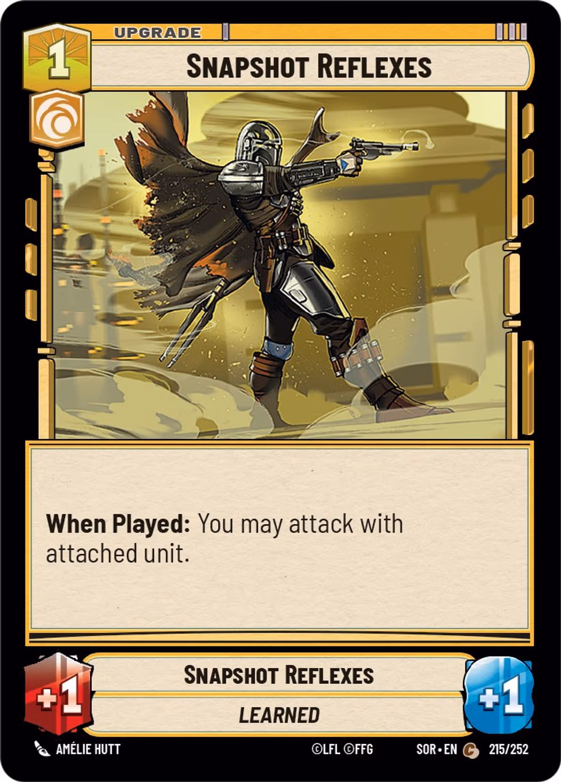 Snapshot Reflexes SOR-215 Star Wars Unlimited card