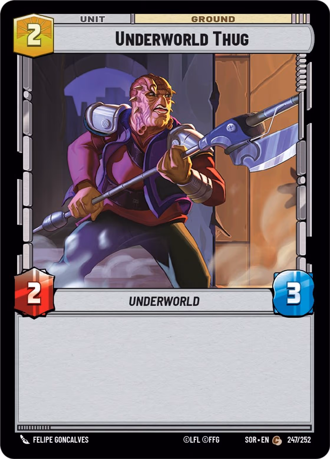 Underworld Thug SOR-247 Star Wars Unlimited card