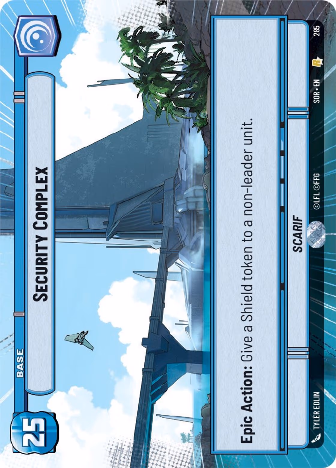 Security Complex - Scarif SOR-285 Hyperspace Star Wars Unlimited card