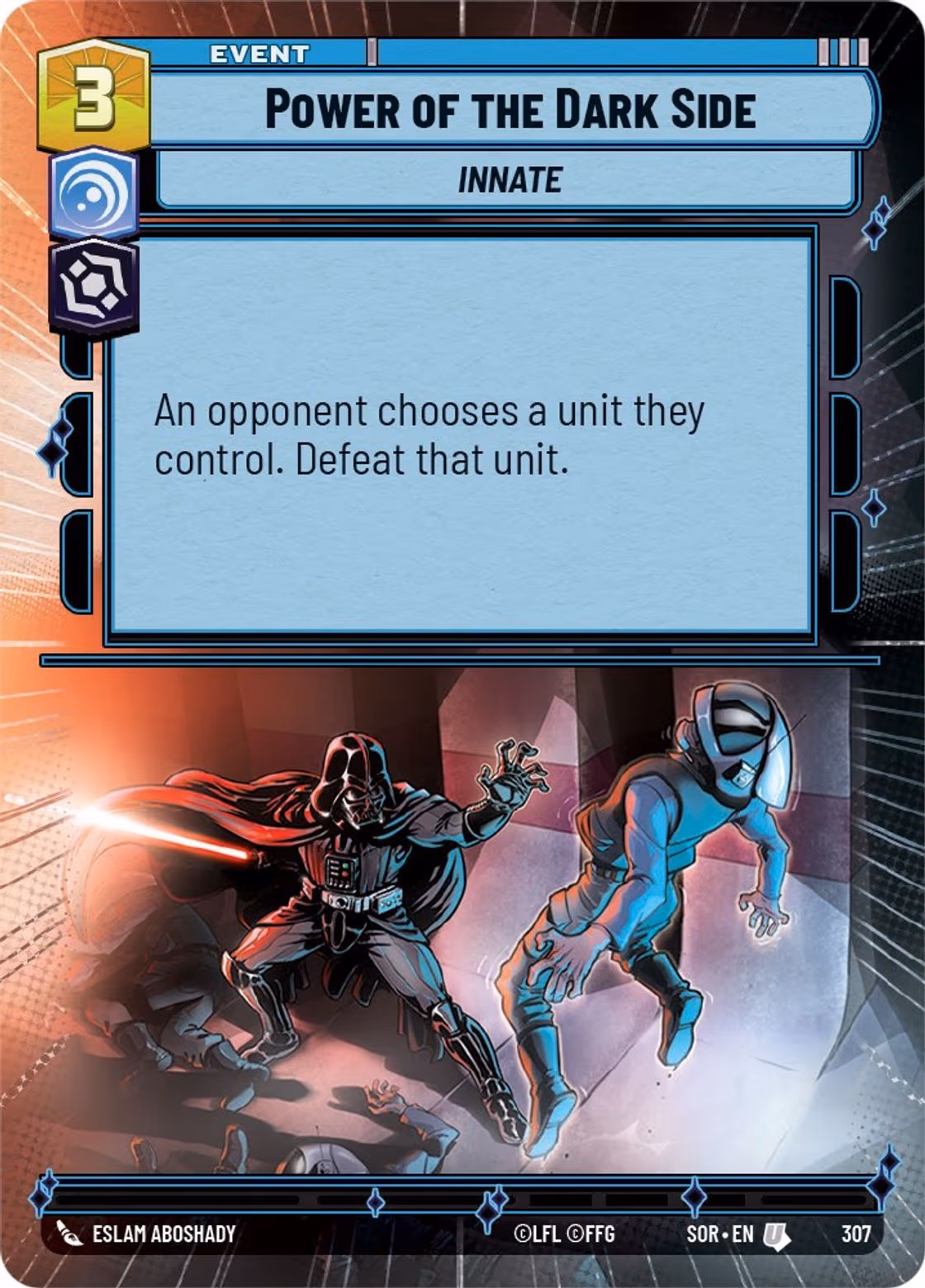 Power of the Dark Side SOR-307 Hyperspace Star Wars Unlimited card