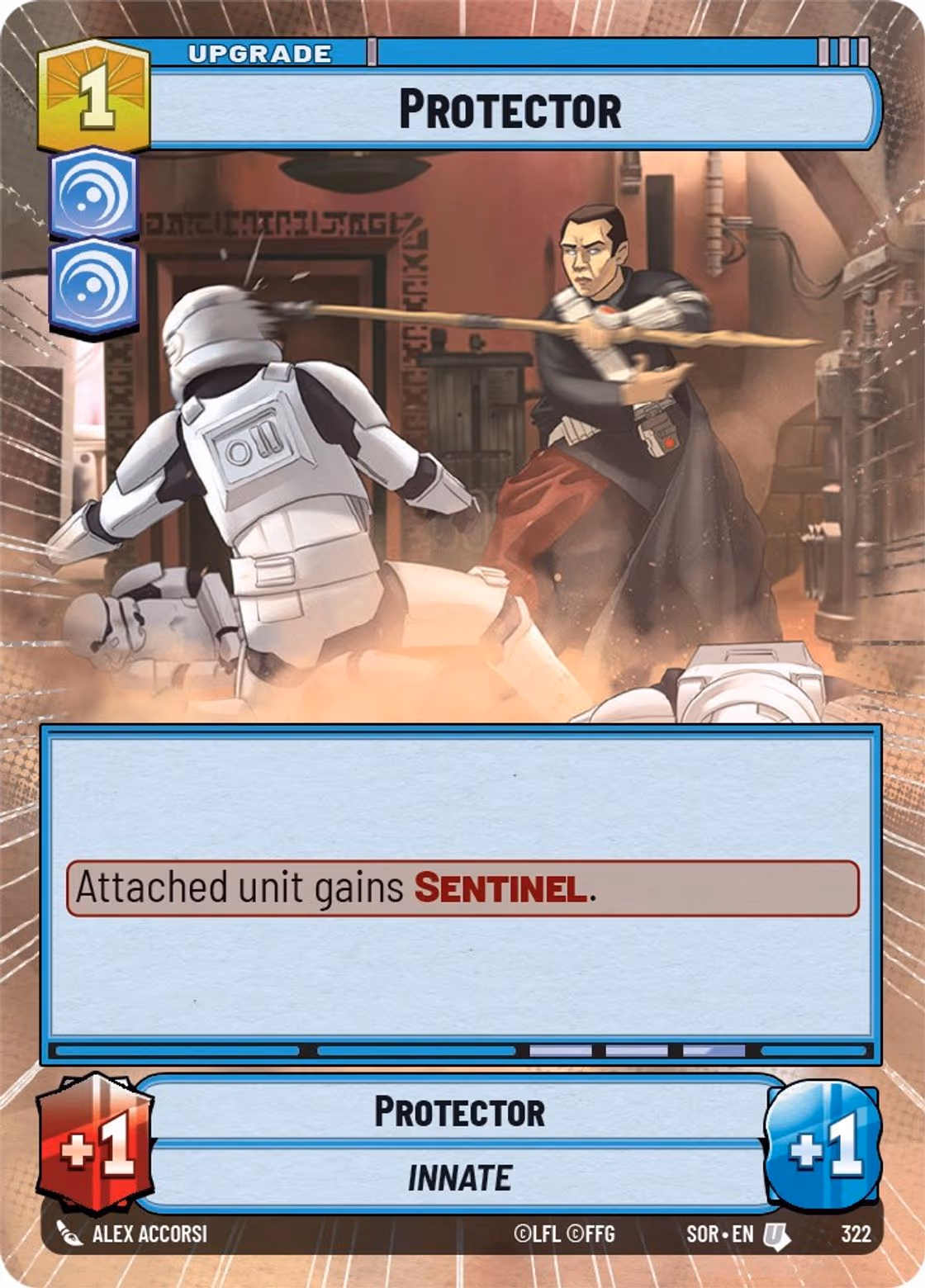 Protector SOR-322 Hyperspace Star Wars Unlimited card