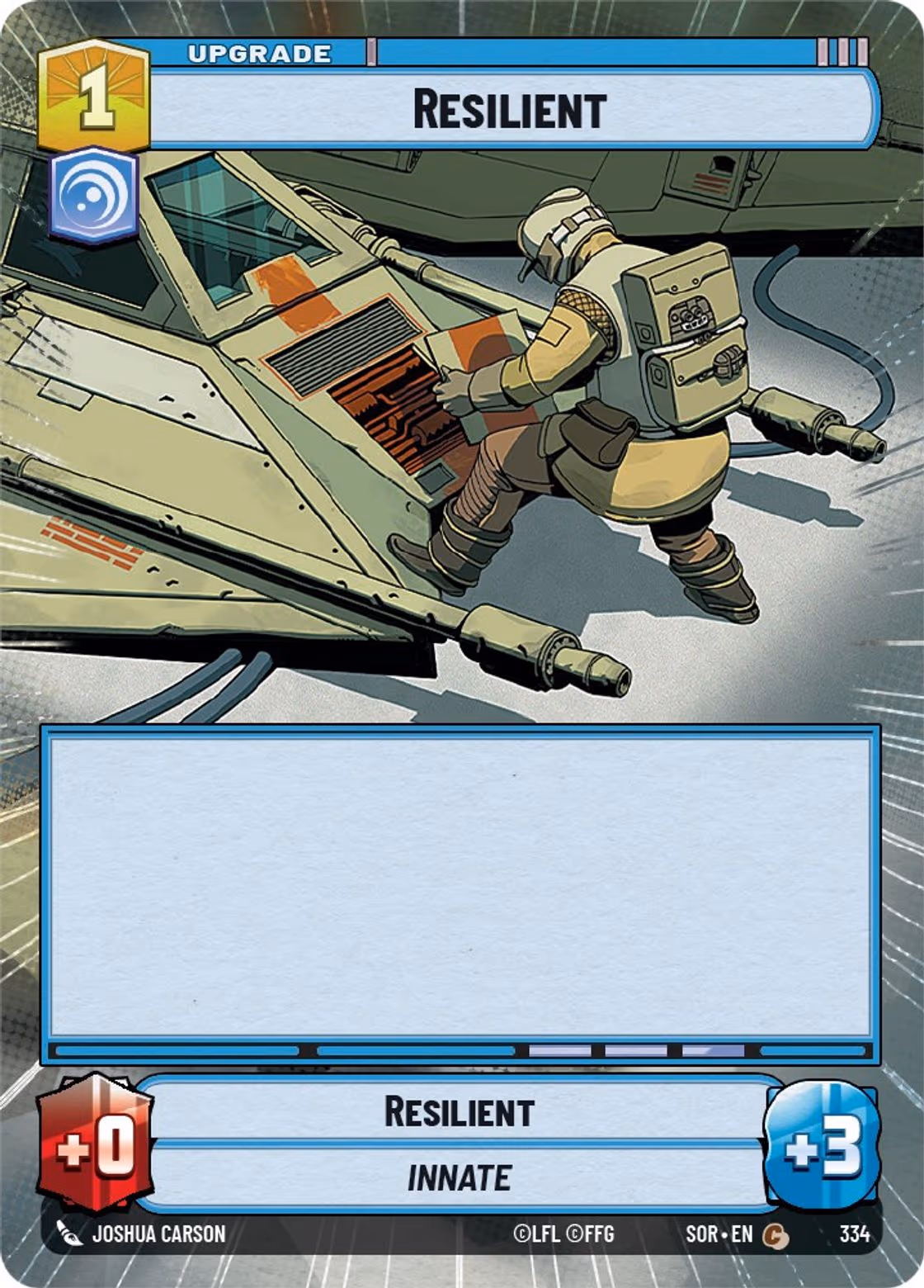 Resilient SOR-334 Hyperspace Star Wars Unlimited card