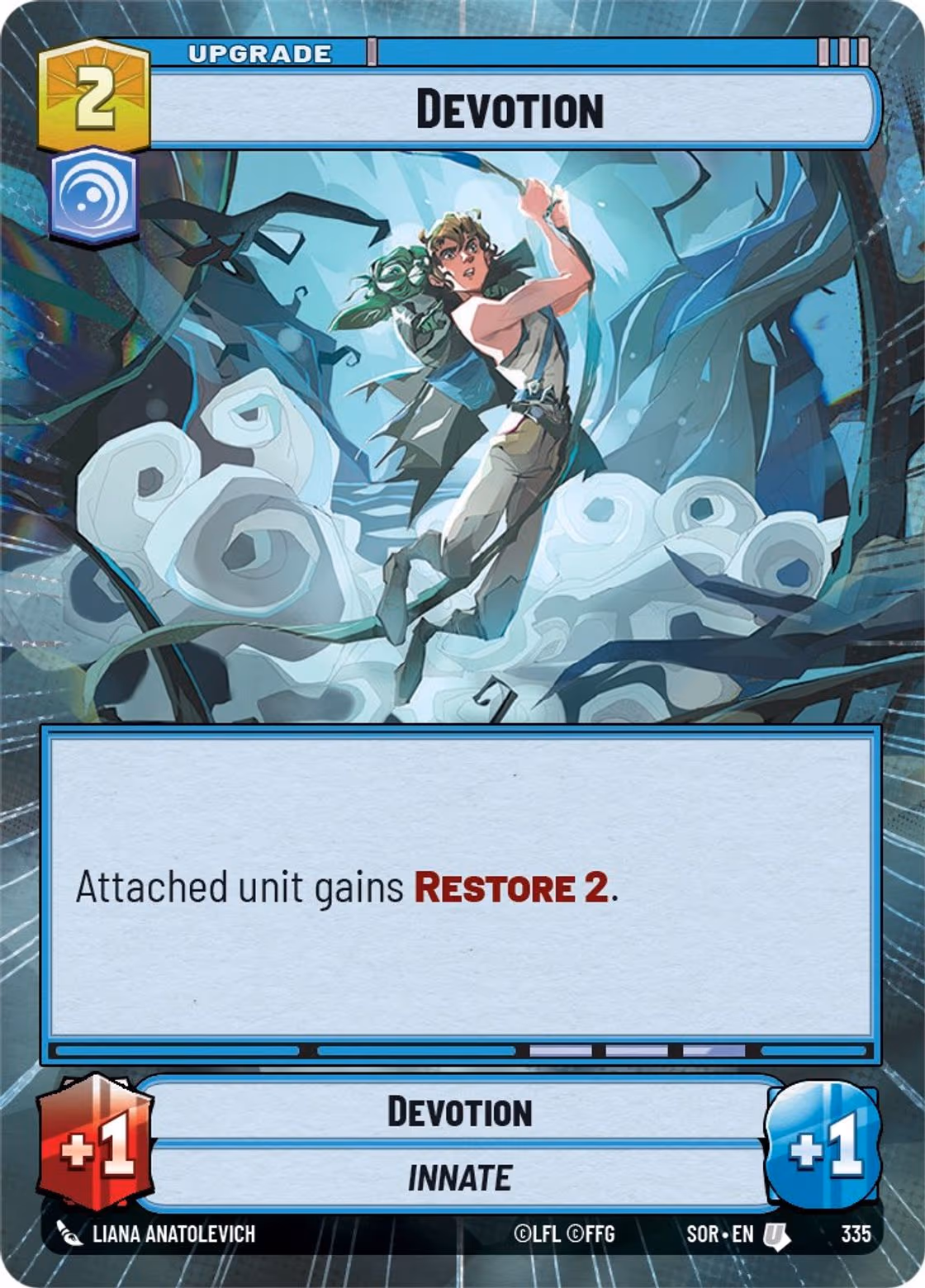 Devotion SOR-335 Hyperspace Star Wars Unlimited card