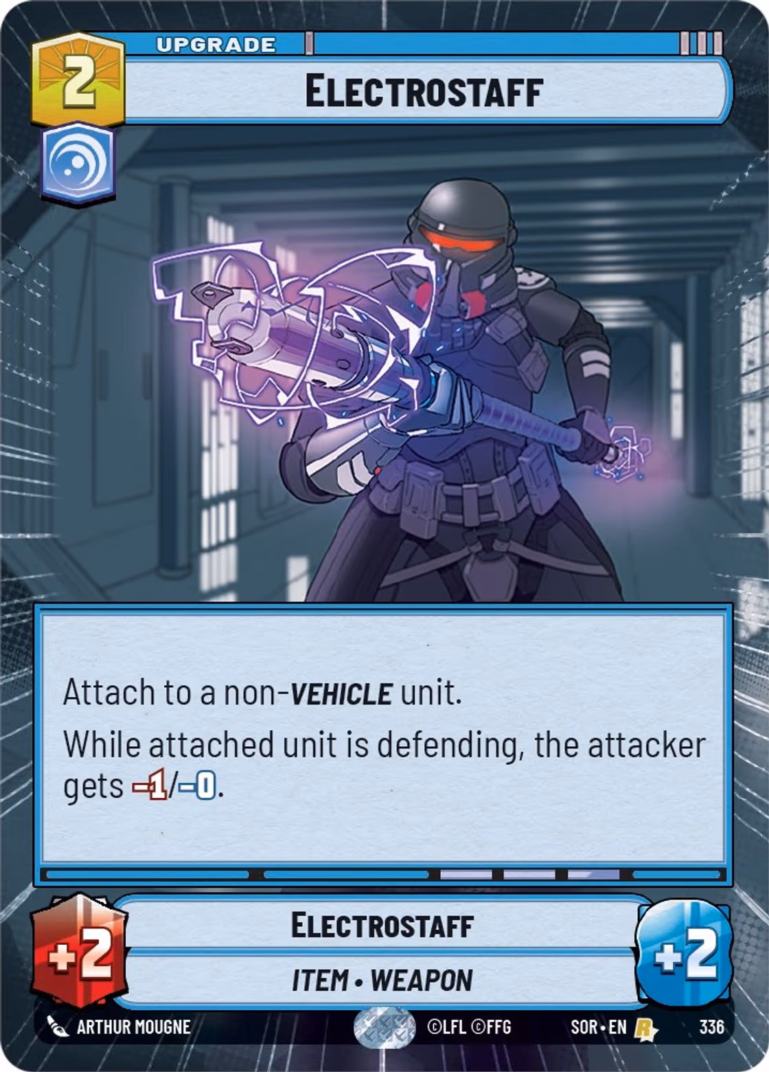 Electrostaff SOR-336 Hyperspace Star Wars Unlimited card