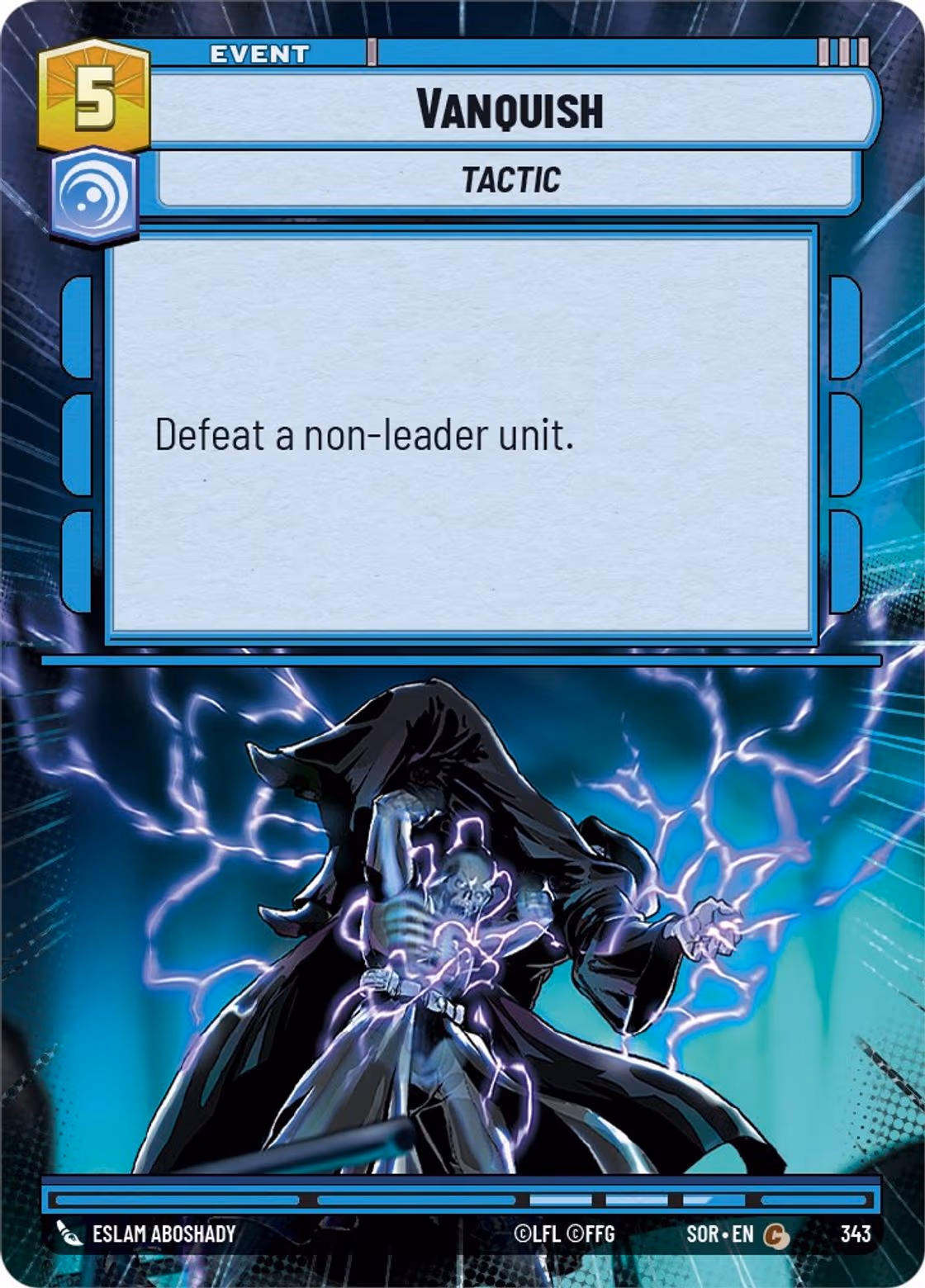 Vanquish SOR-343 Hyperspace Star Wars Unlimited card