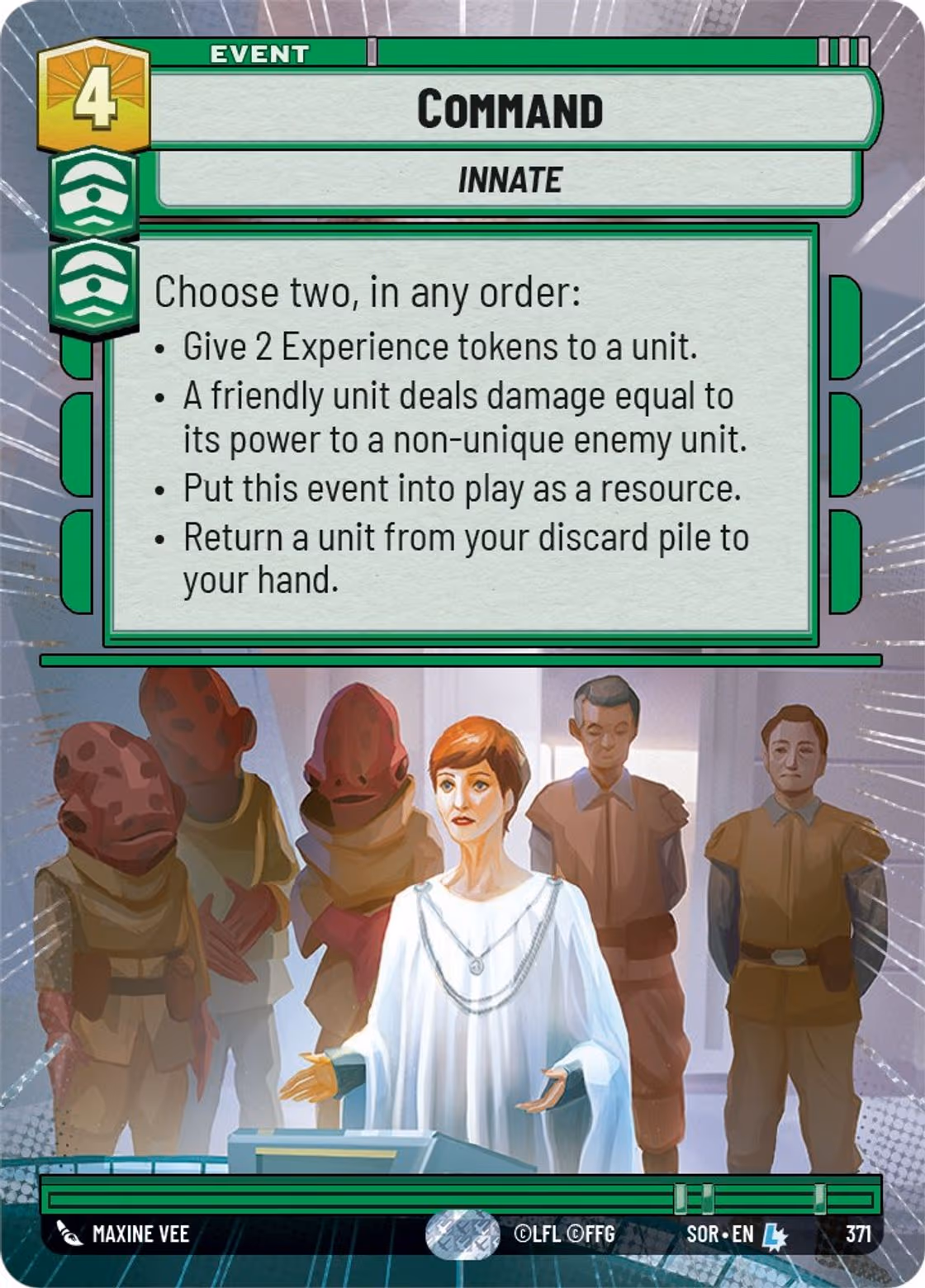 Command SOR-371 Hyperspace Star Wars Unlimited card