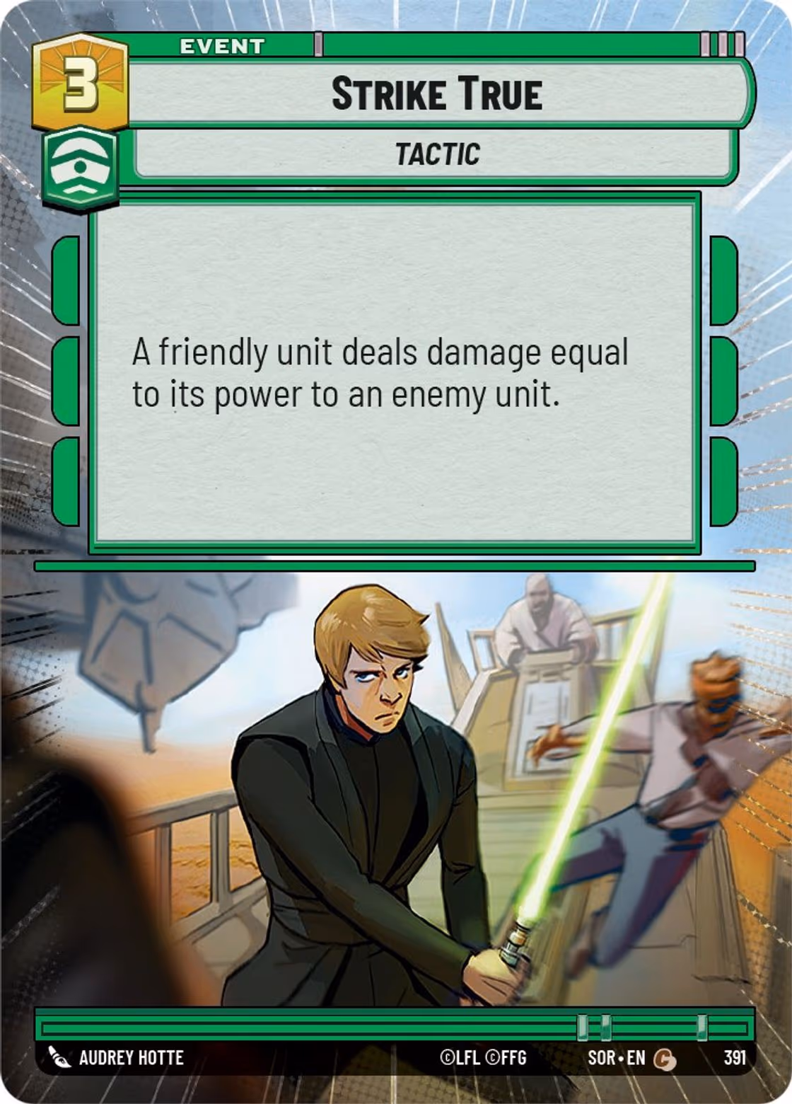 Strike True SOR-391 Hyperspace Star Wars Unlimited card