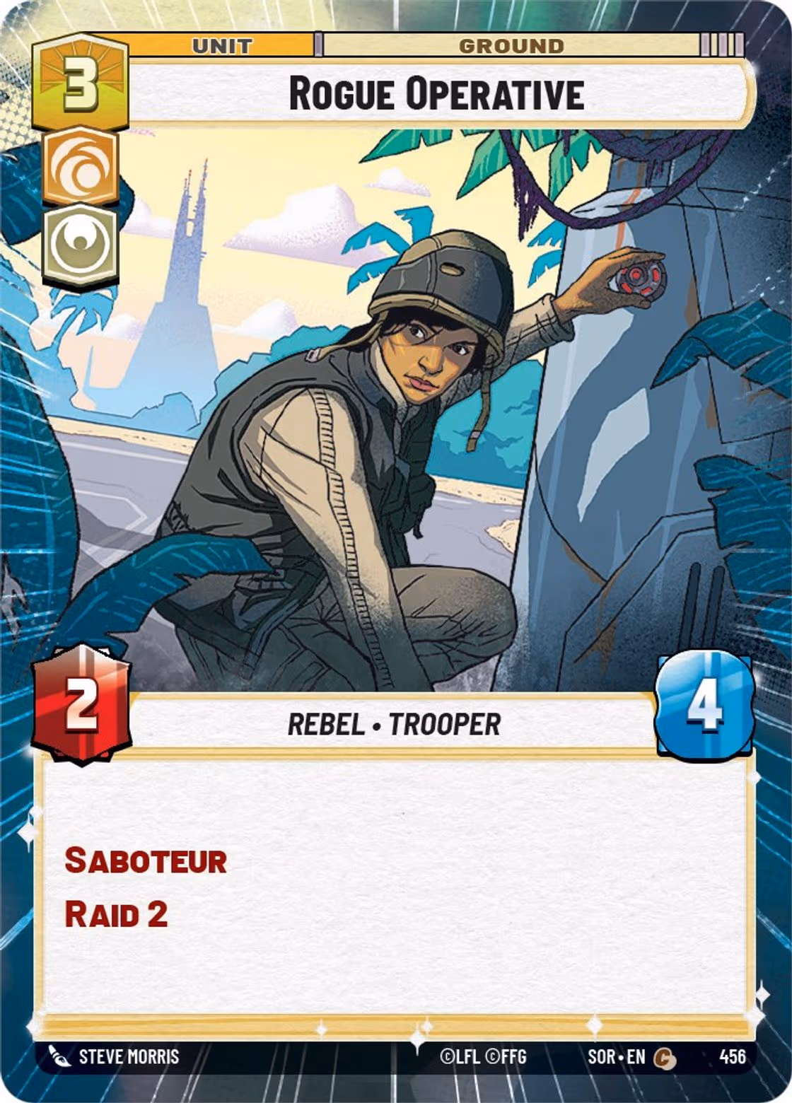 Rogue Operative SOR-456 Hyperspace Star Wars Unlimited card