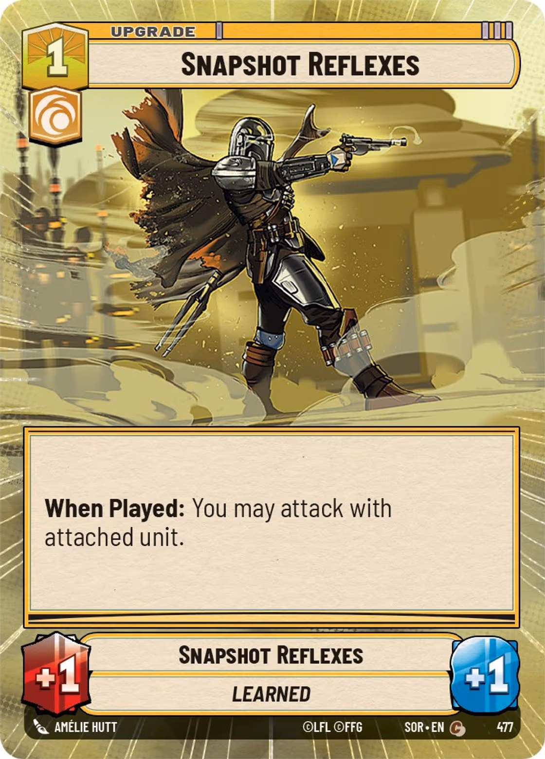 Snapshot Reflexes SOR-477 Hyperspace Star Wars Unlimited card