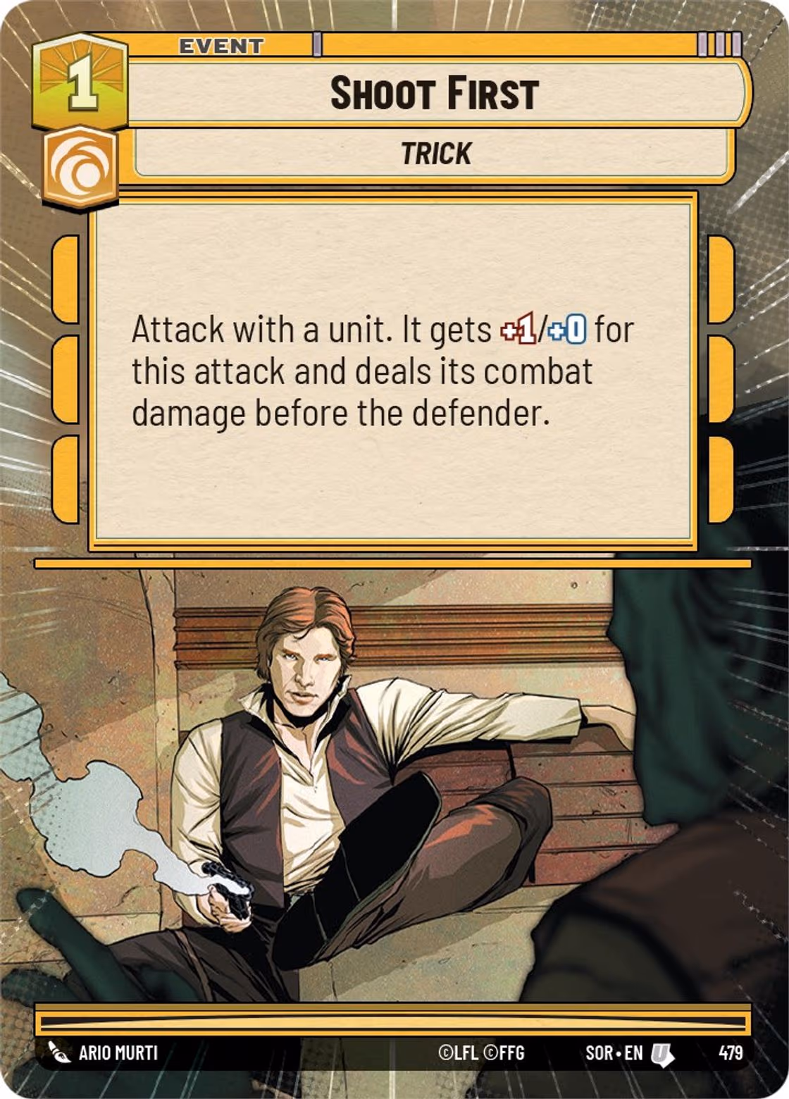 Shoot First SOR-479 Hyperspace Star Wars Unlimited card