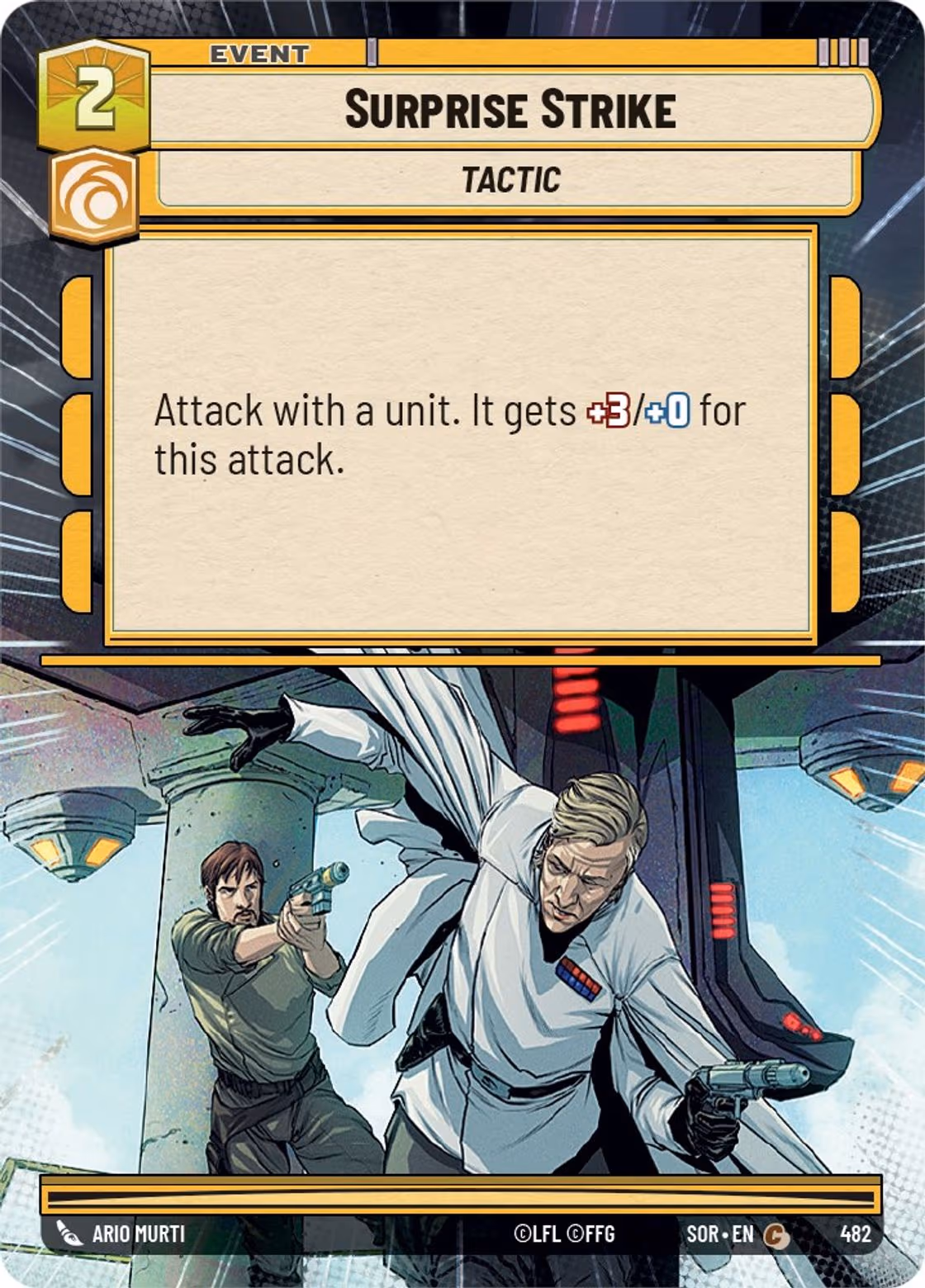 Surprise Strike SOR-482 Hyperspace Star Wars Unlimited card