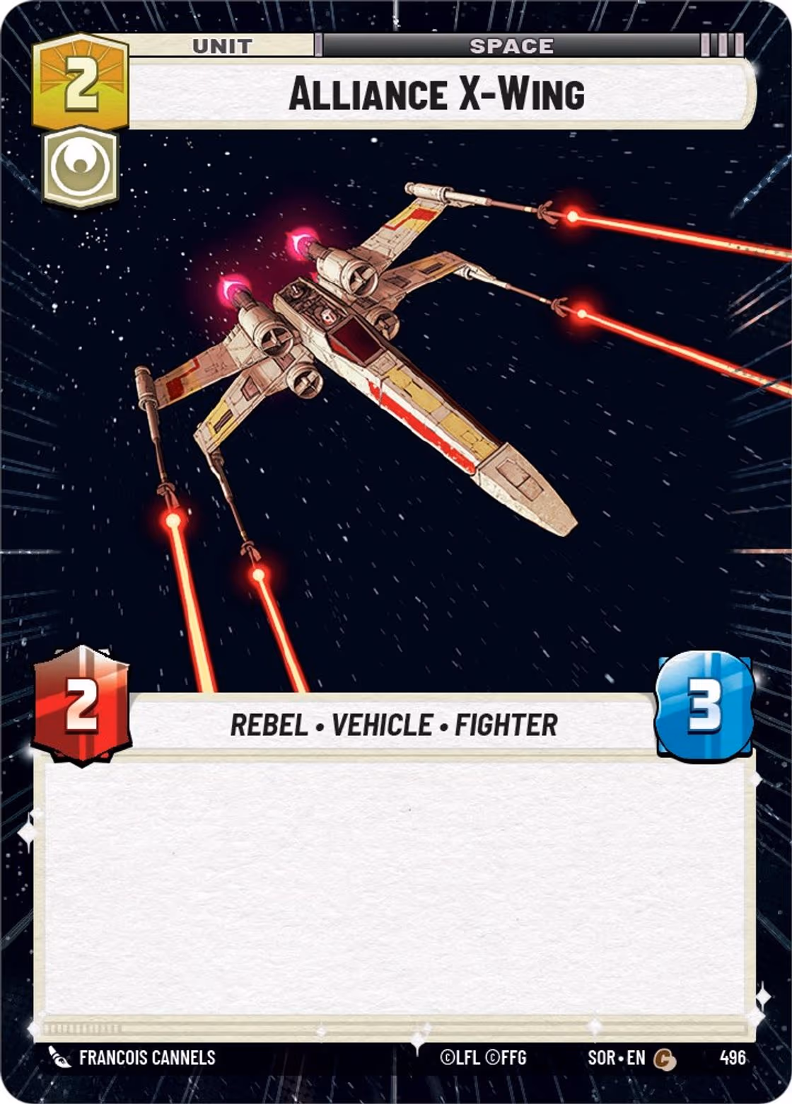 Alliance X-Wing SOR-496 Hyperspace Star Wars Unlimited card
