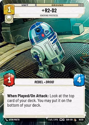R2-D2 - Ignoring Protocol SOROP-010 Star Wars Unlimited card