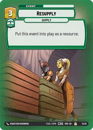 Resupply SOROP-012 Star Wars Unlimited card