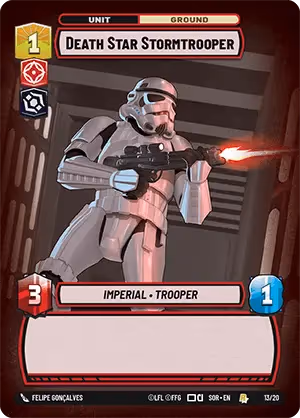 Death Star Stormtrooper SOROP-013 Star Wars Unlimited card