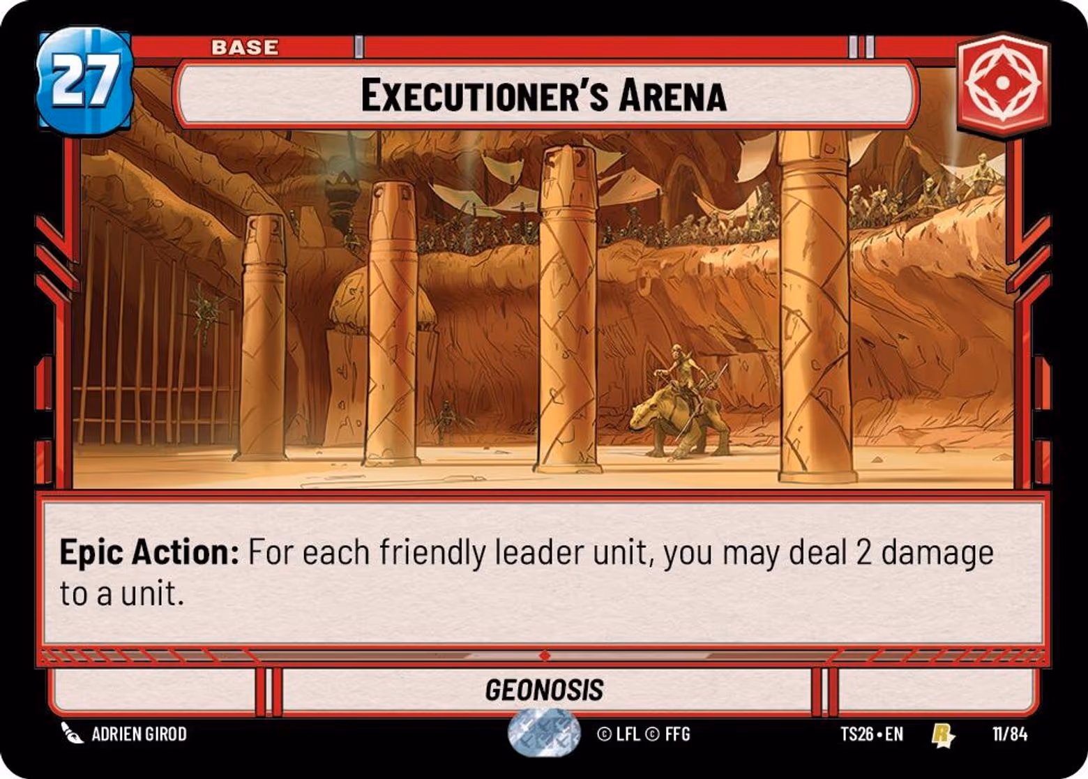 Executioner's Arena - Geonosis TS26-11 Star Wars Unlimited card