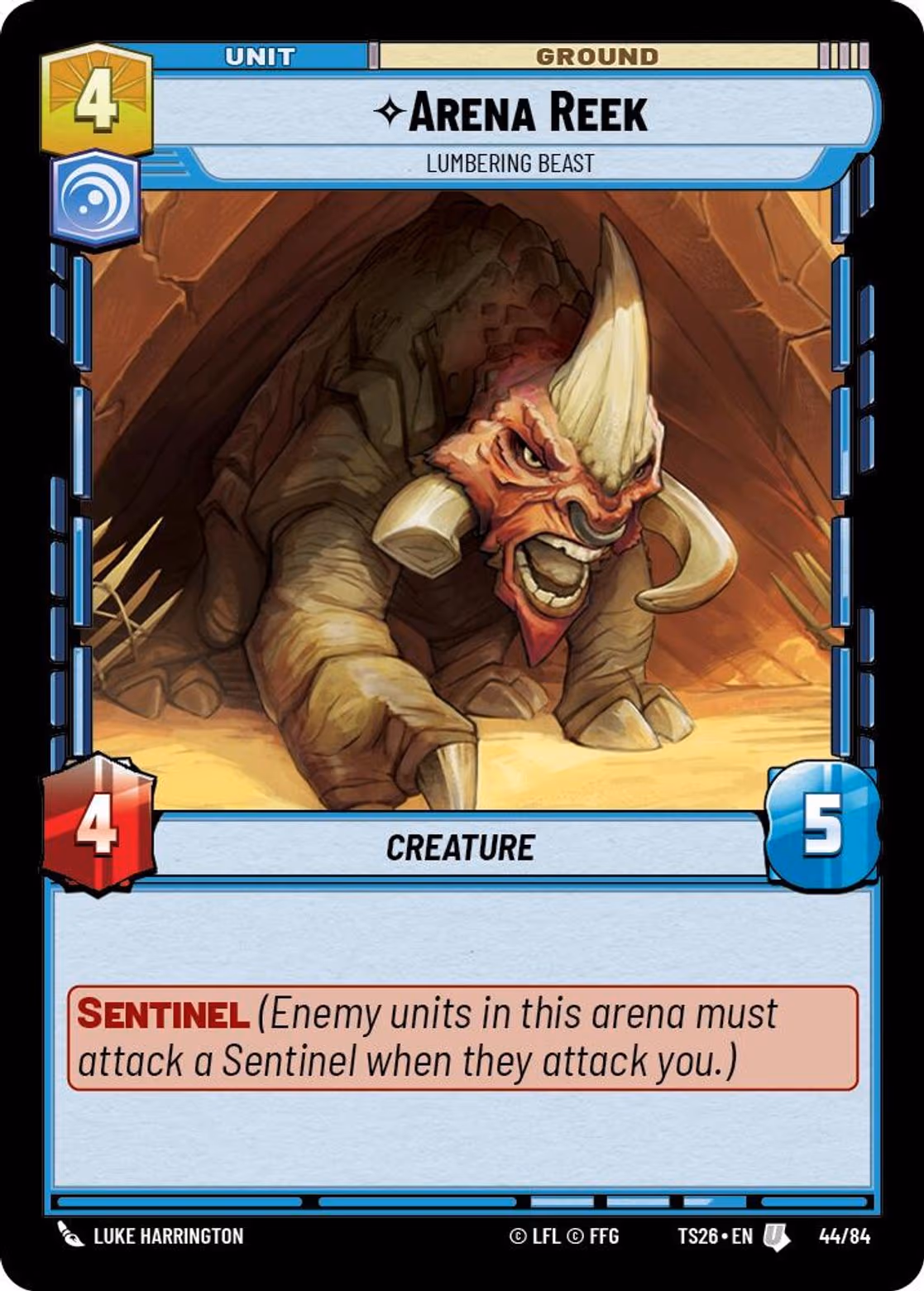 Arena Reek TS26-44 Star Wars Unlimited card