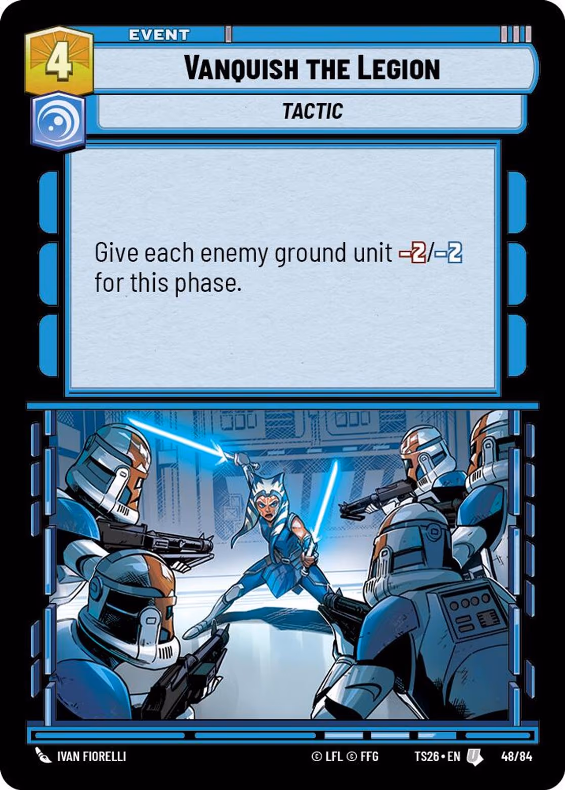 Vanquish the Legion Star Wars Unlimited card