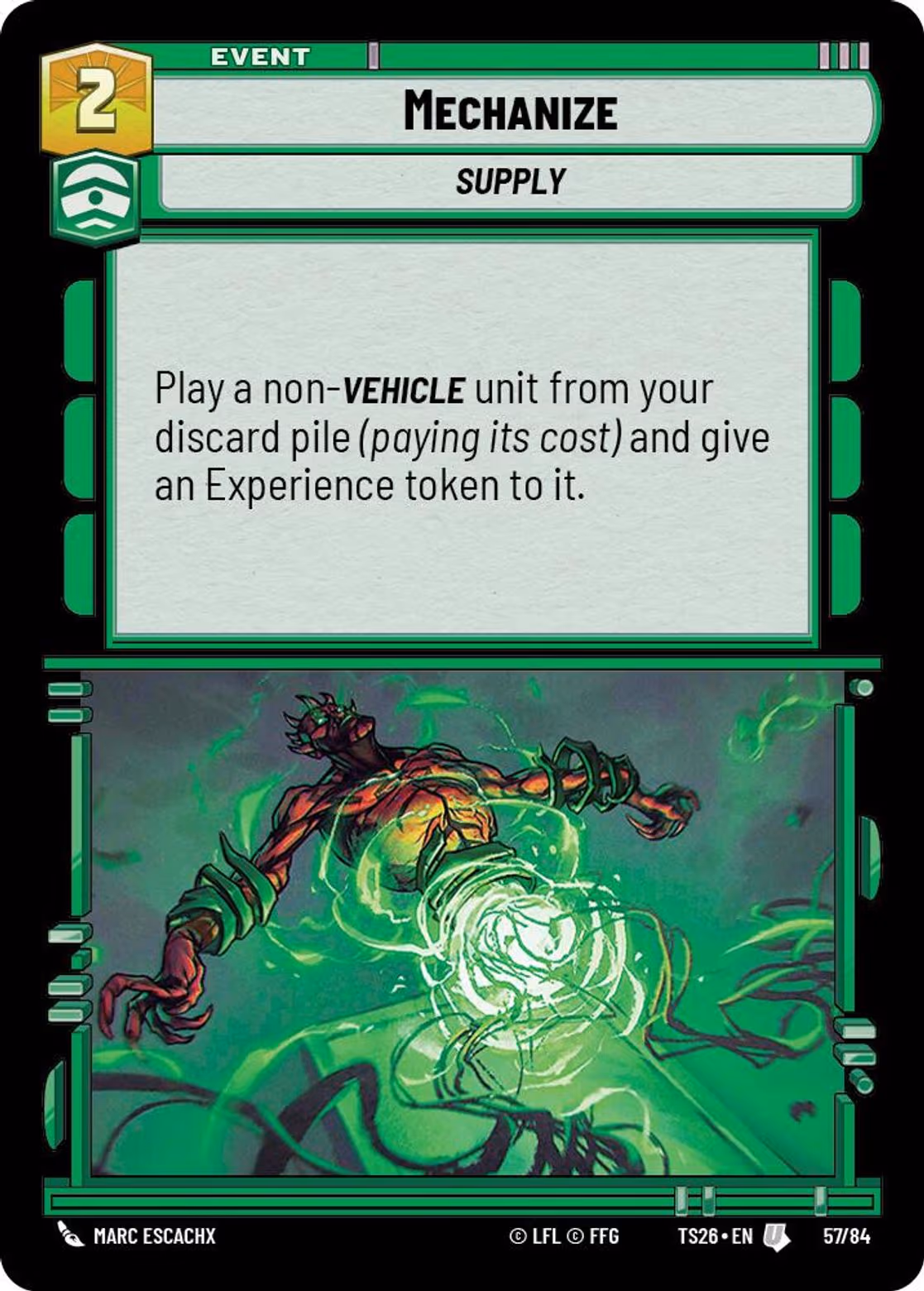 Mechanize TS26-57 Star Wars Unlimited card
