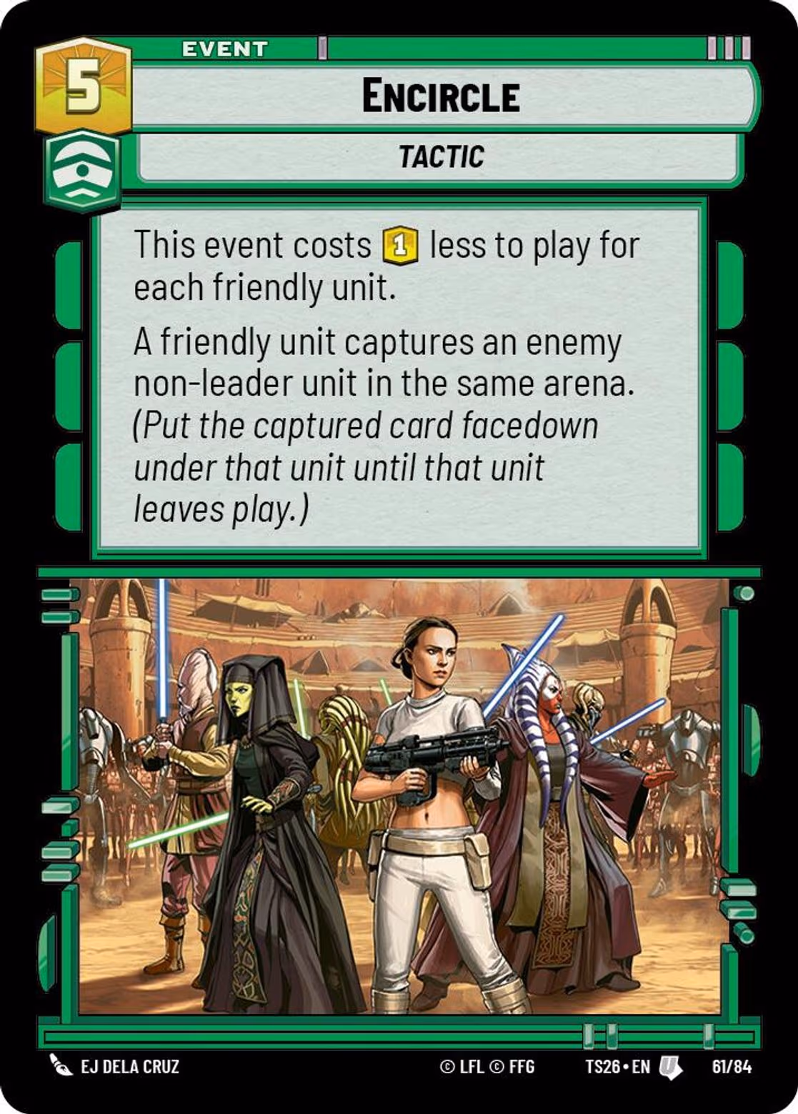 Encircle TS26-61 Star Wars Unlimited card
