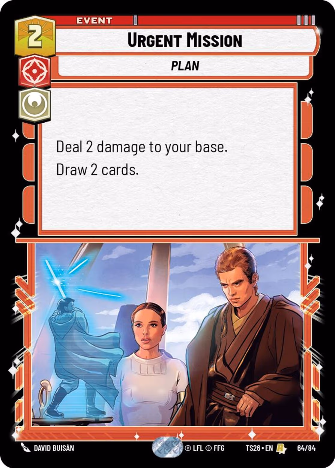 Urgent Mission TS26-64 Star Wars Unlimited card