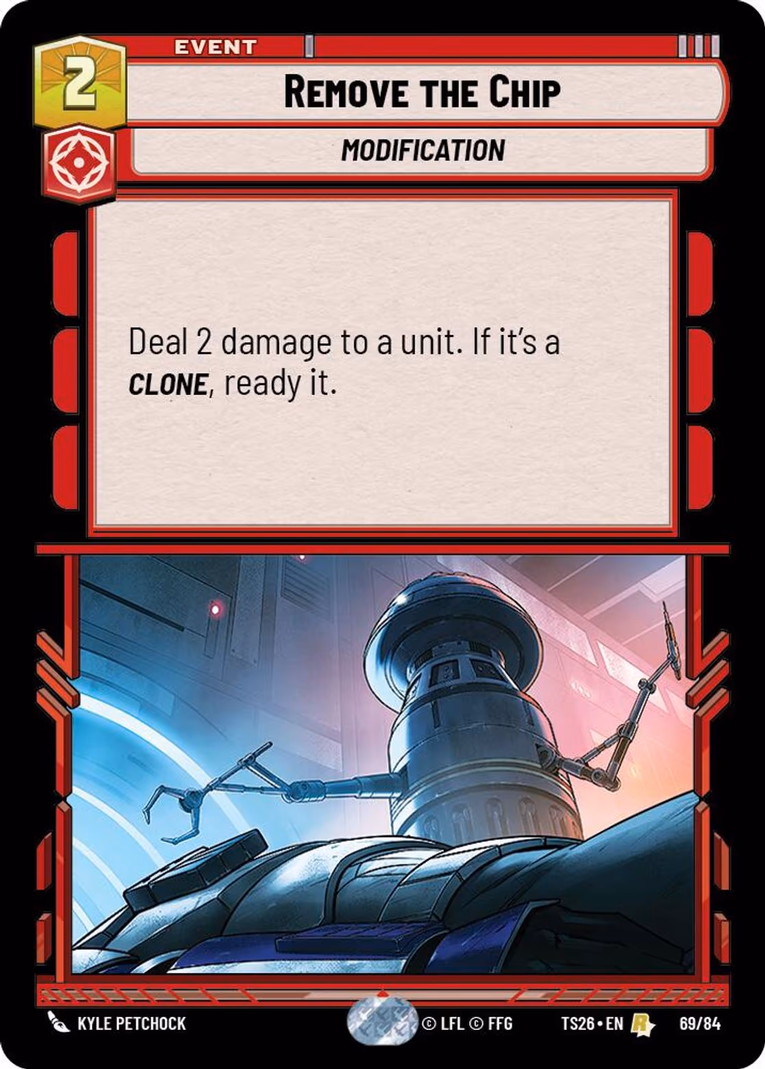 Remove the Chip TS26-69 Star Wars Unlimited card