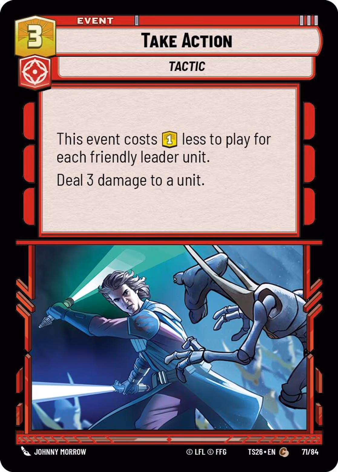 Take Action TS26-71 Star Wars Unlimited card