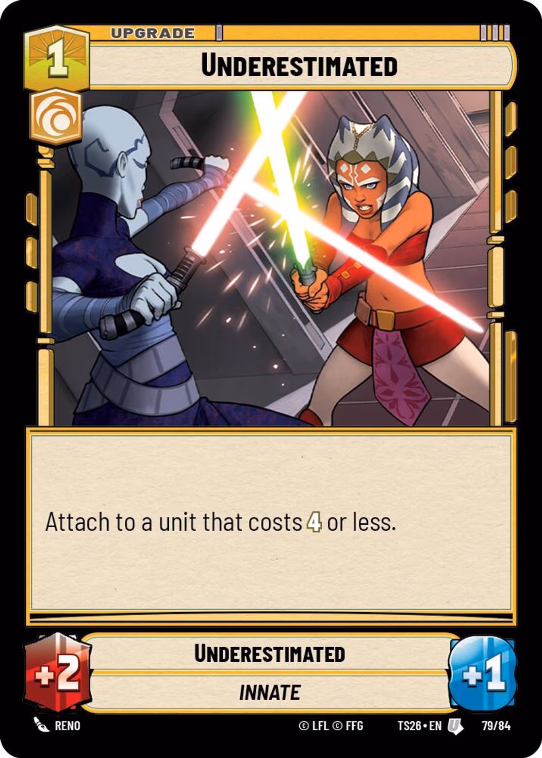 Underestimated TS26-79 Star Wars Unlimited card