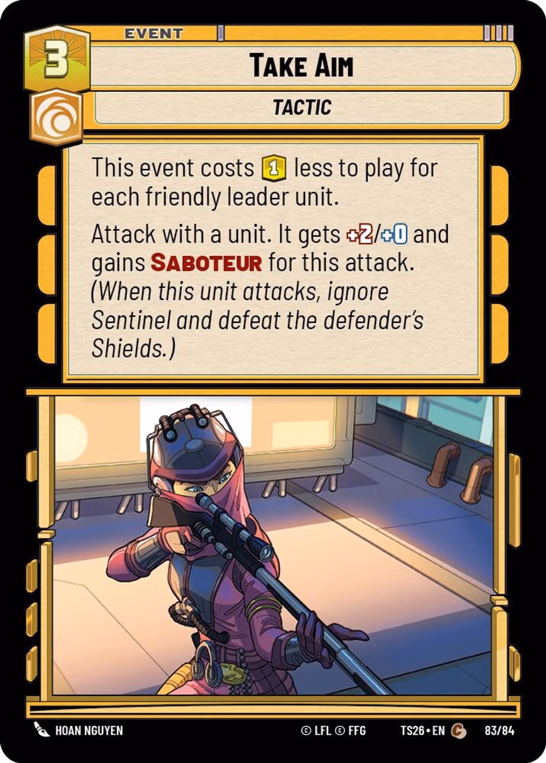 Take Aim TS26-83 Star Wars Unlimited card