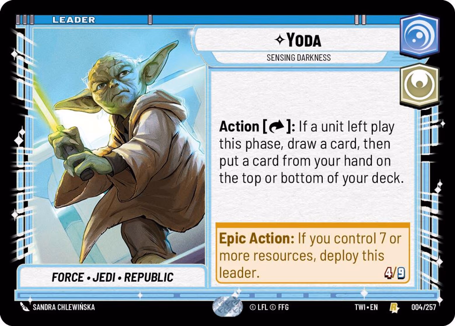 Twilight of the Republic Star Wars Unlimited card