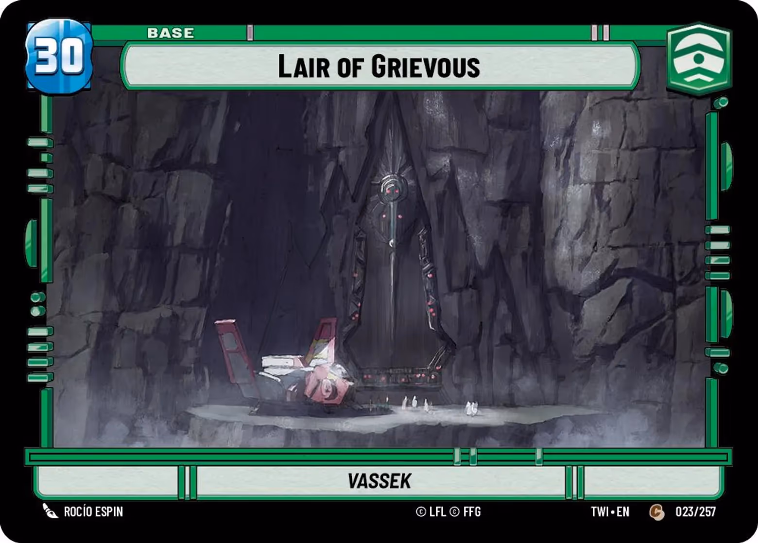 Lair of Grievous - Vassek TWI-023 Star Wars Unlimited card