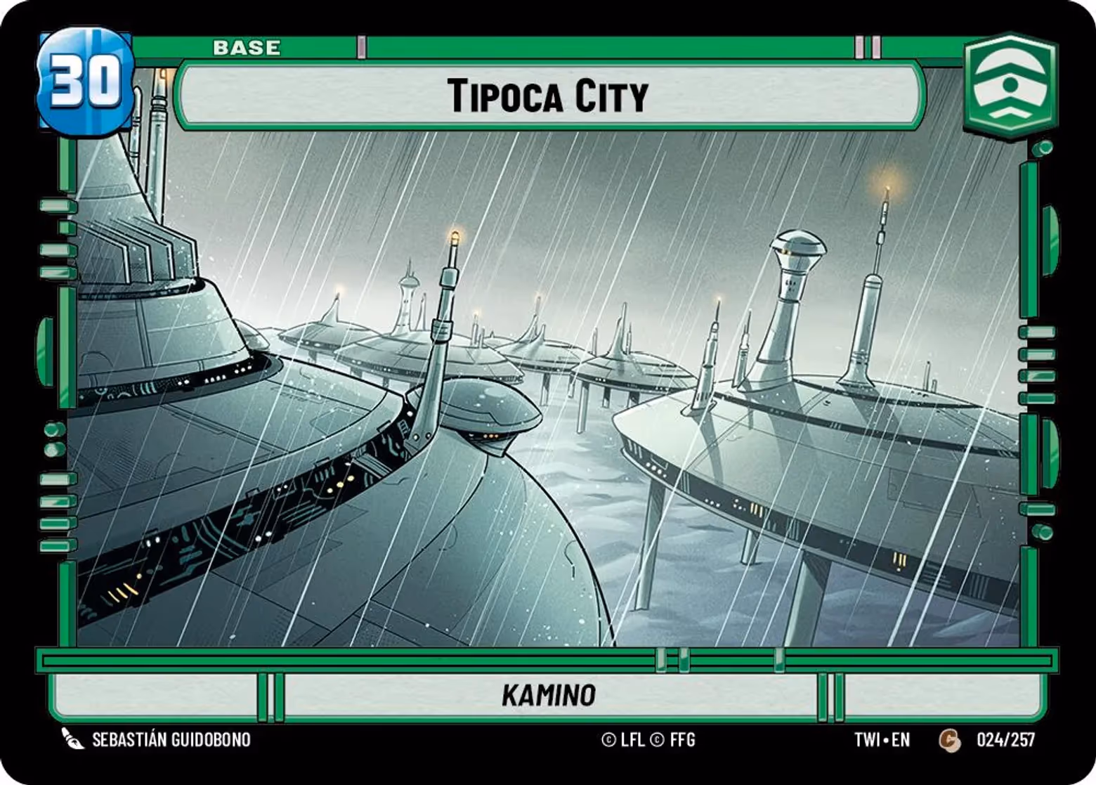 Tipoca City - Kamino TWI-024 Star Wars Unlimited card