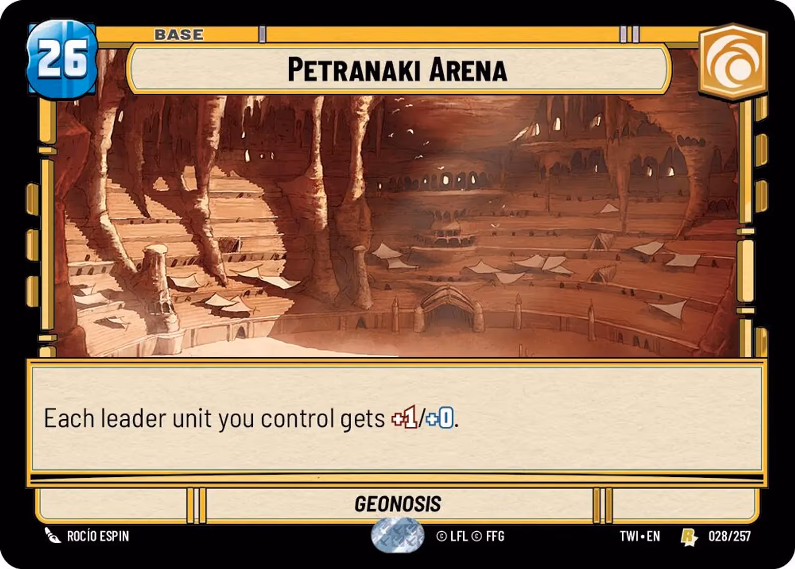 Petranaki Arena - Geonosis TWI-028 Star Wars Unlimited card
