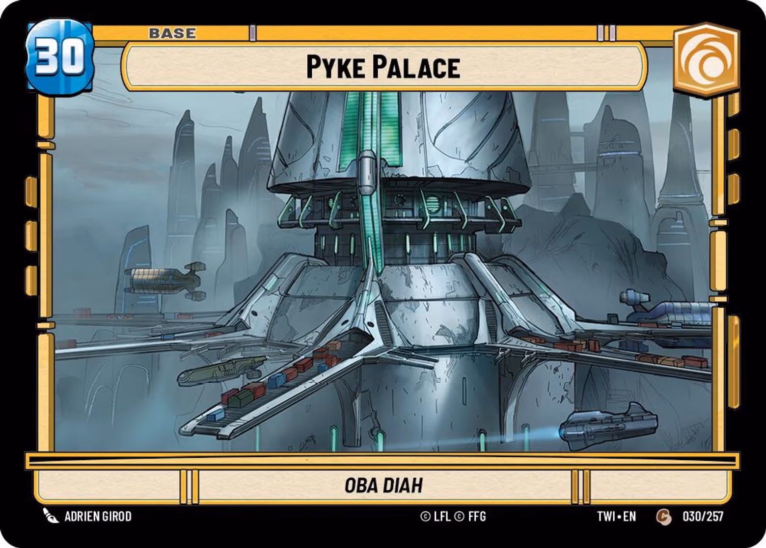 Pyke Palace - Oba Diah TWI-030 Star Wars Unlimited card