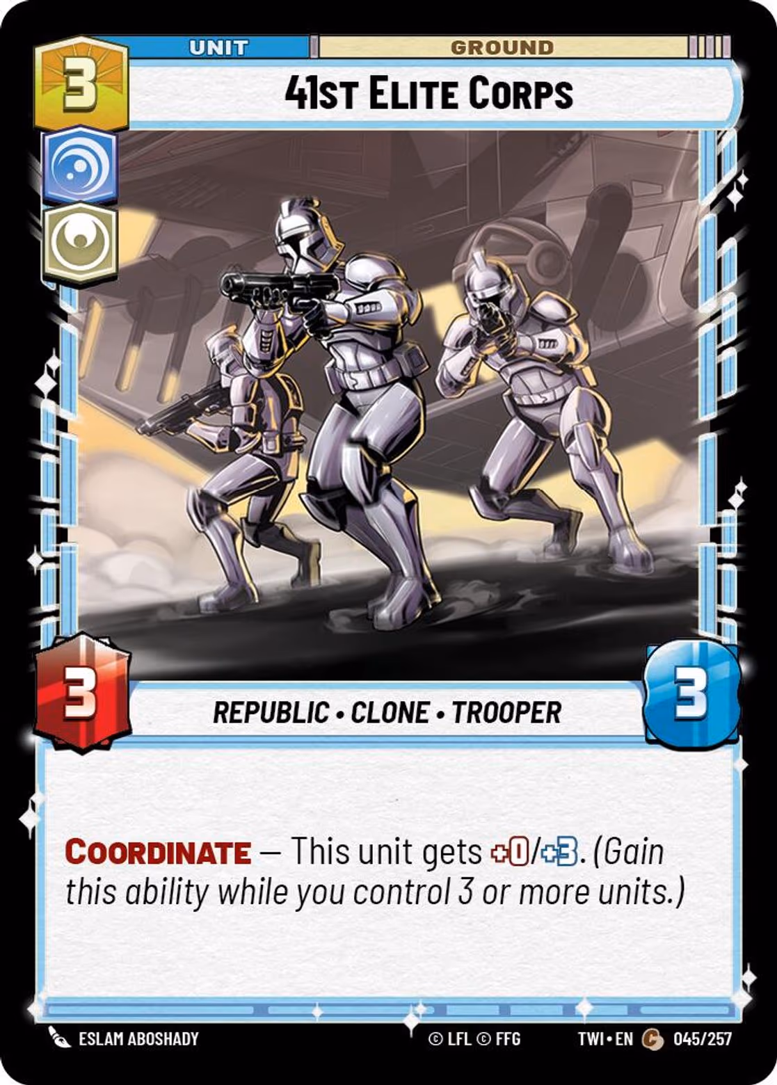 41st Elite Corps TWI-045 Star Wars Unlimited card