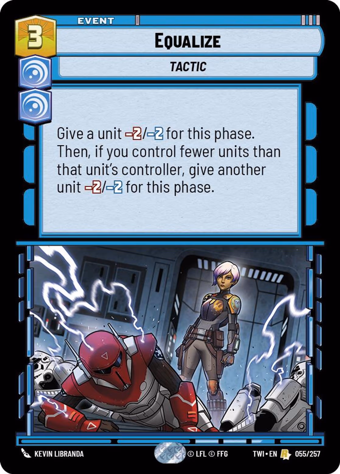 Equalize TWI-055 Star Wars Unlimited card