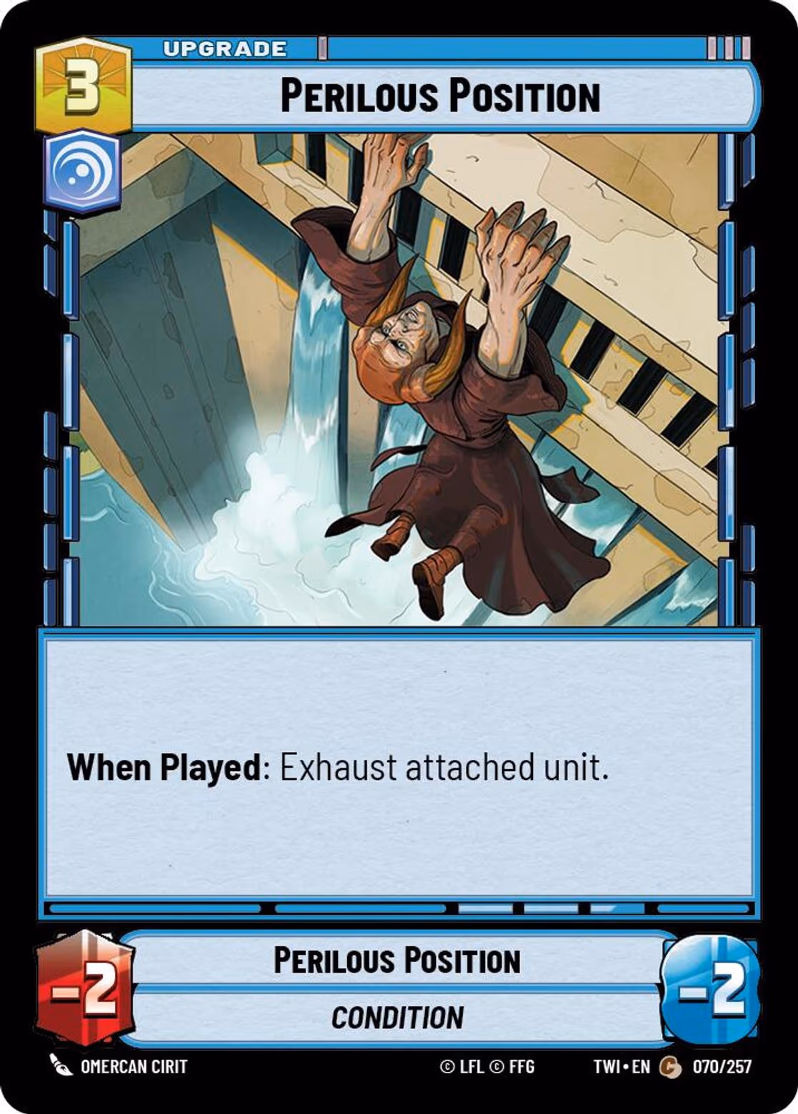 Perilous Position TWI-070 Star Wars Unlimited card