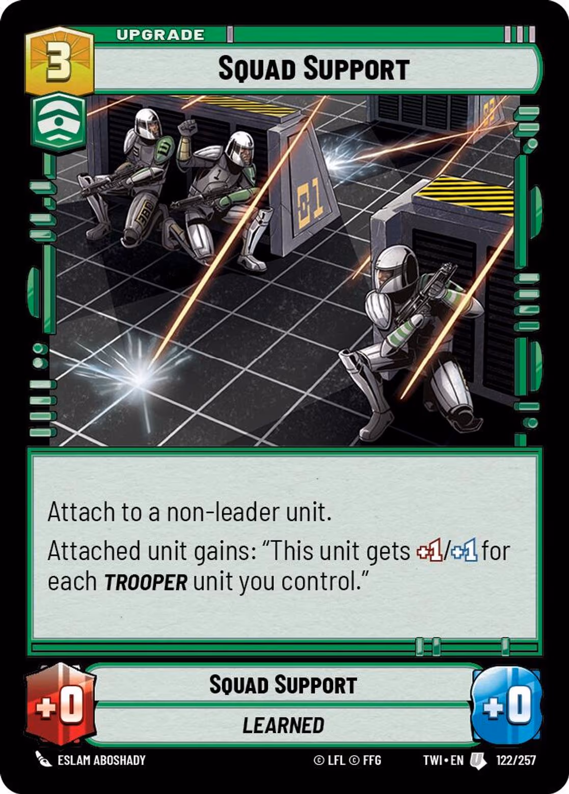 Squad Support TWI-122 Star Wars Unlimited card