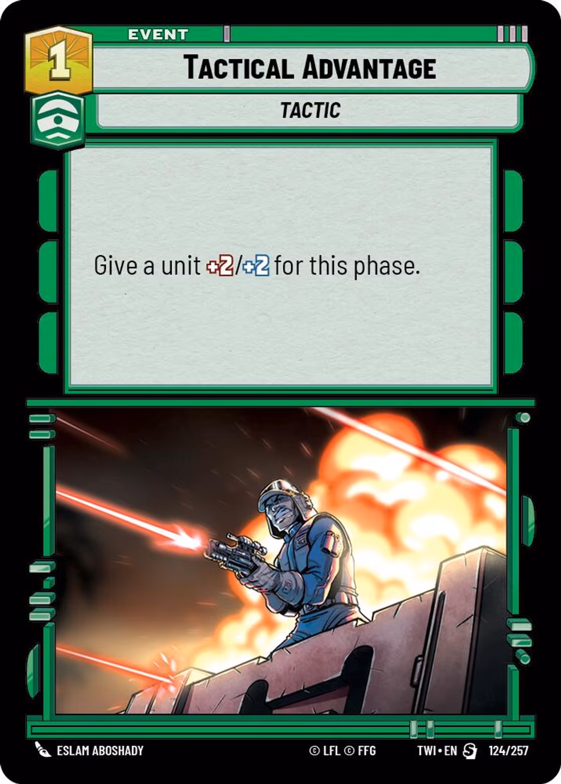 Tactical Advantage TWI-124 Star Wars Unlimited card