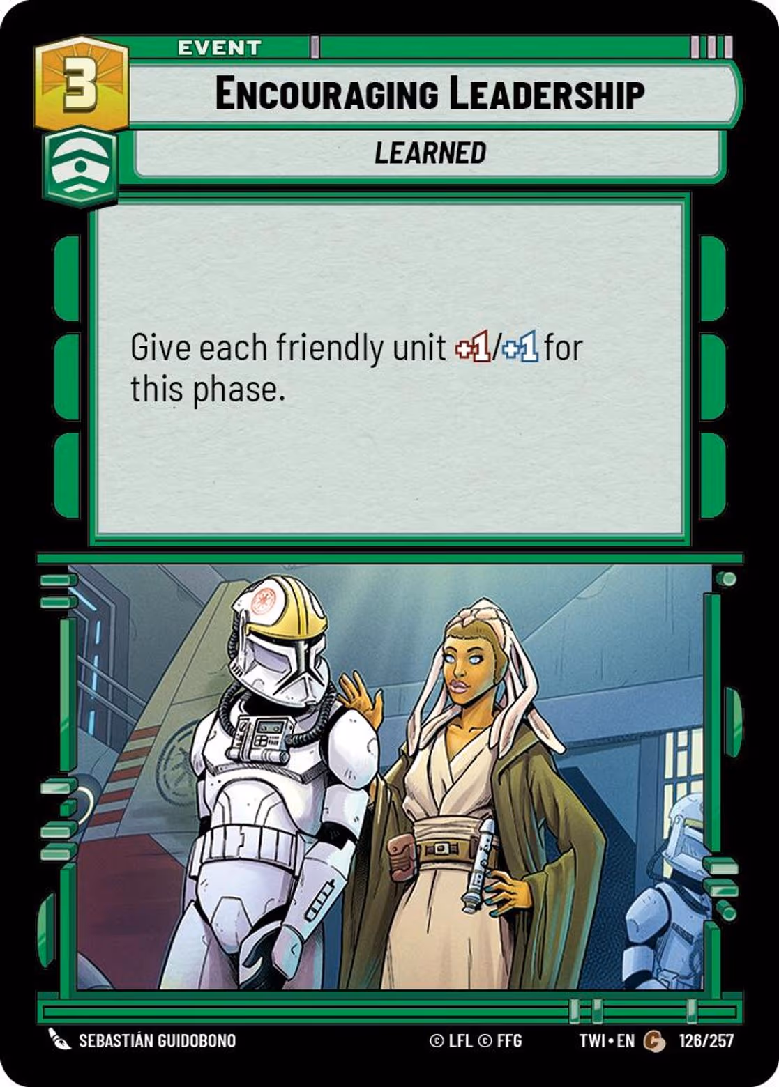 Encouraging Leadership TWI-126 Star Wars Unlimited card