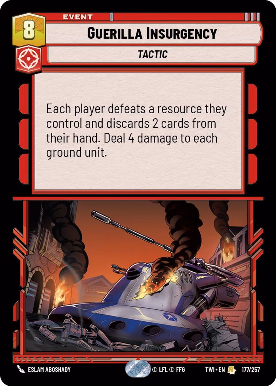 Guerilla Insurgency TWI-177 Star Wars Unlimited card