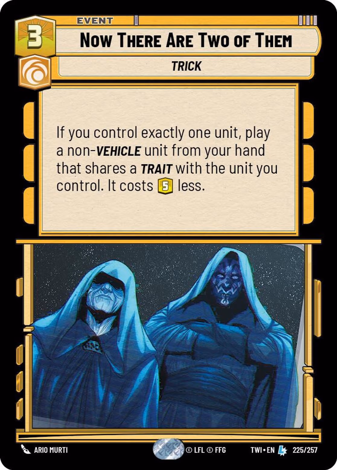 Now There Are Two of Them TWI-225 Star Wars Unlimited card