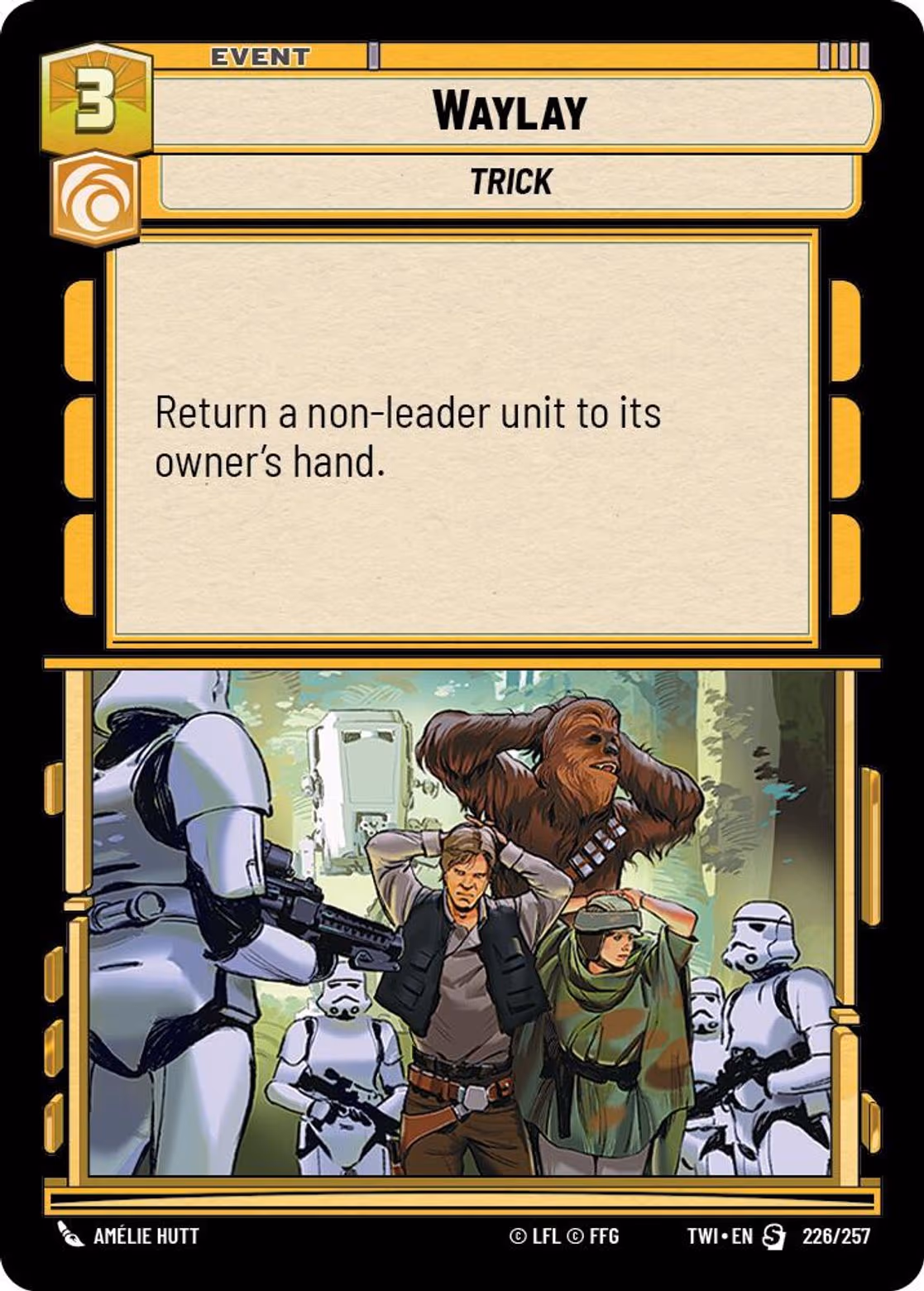 Waylay TWI-226 Star Wars Unlimited card