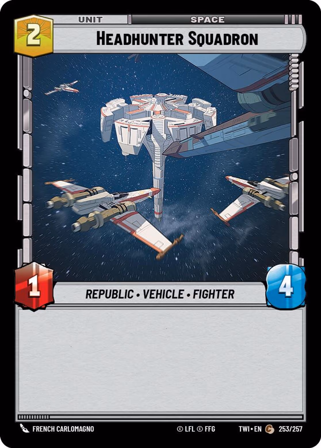 Headhunter Squadron TWI-253 Star Wars Unlimited card