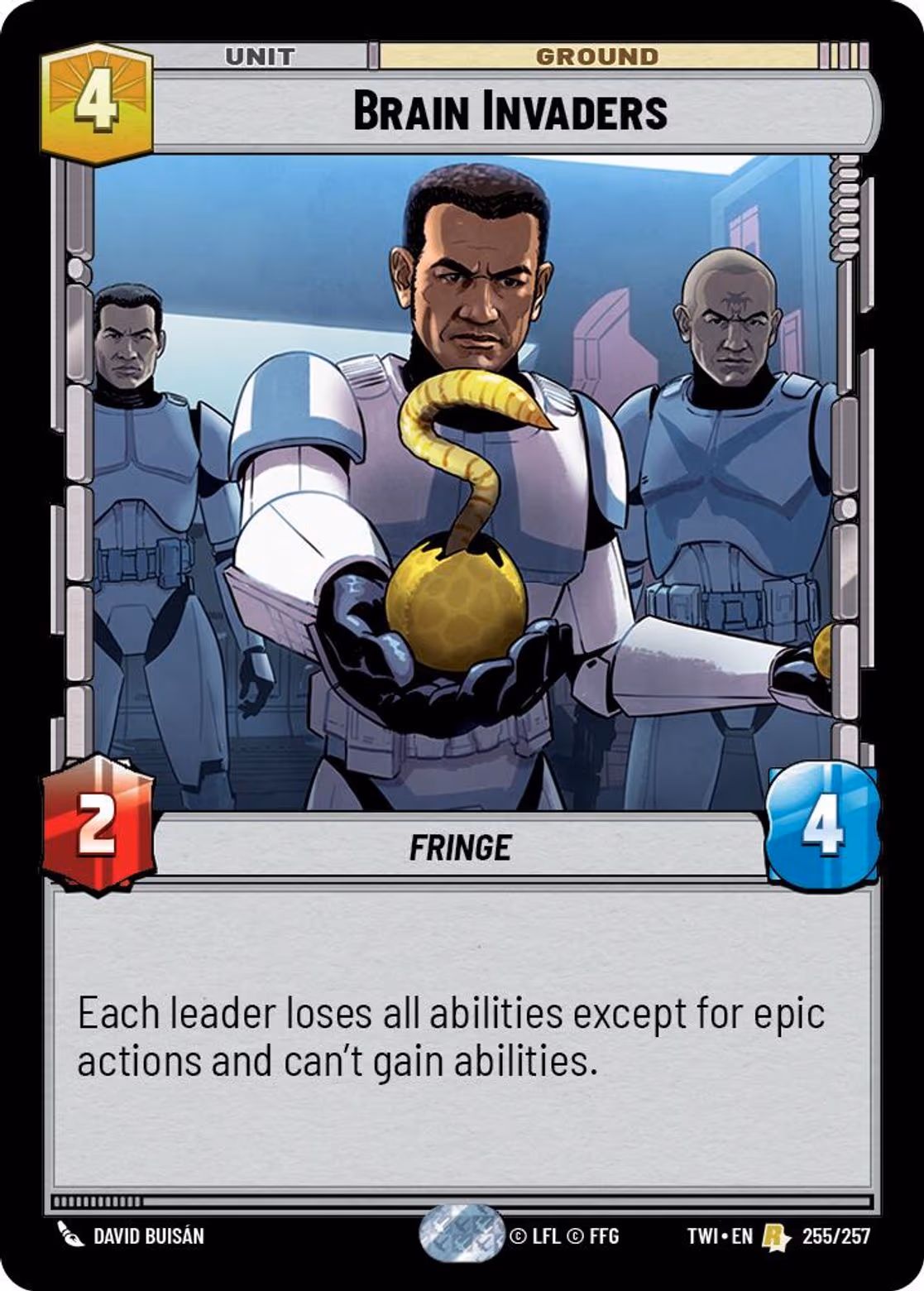 Brain Invaders TWI-255 Star Wars Unlimited card